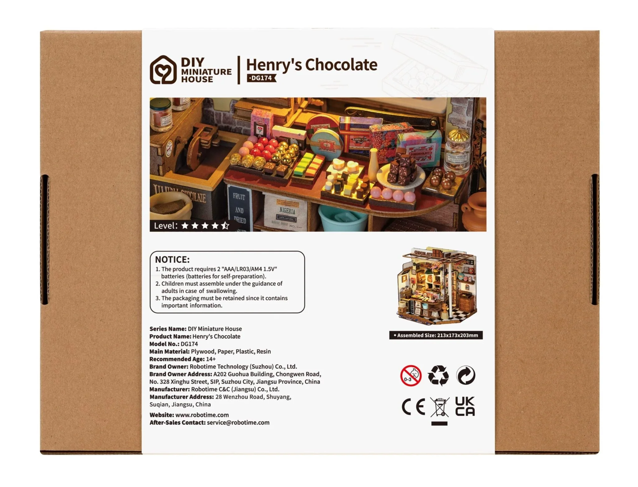 Diy Mini House Herys Chocolate - Image 2