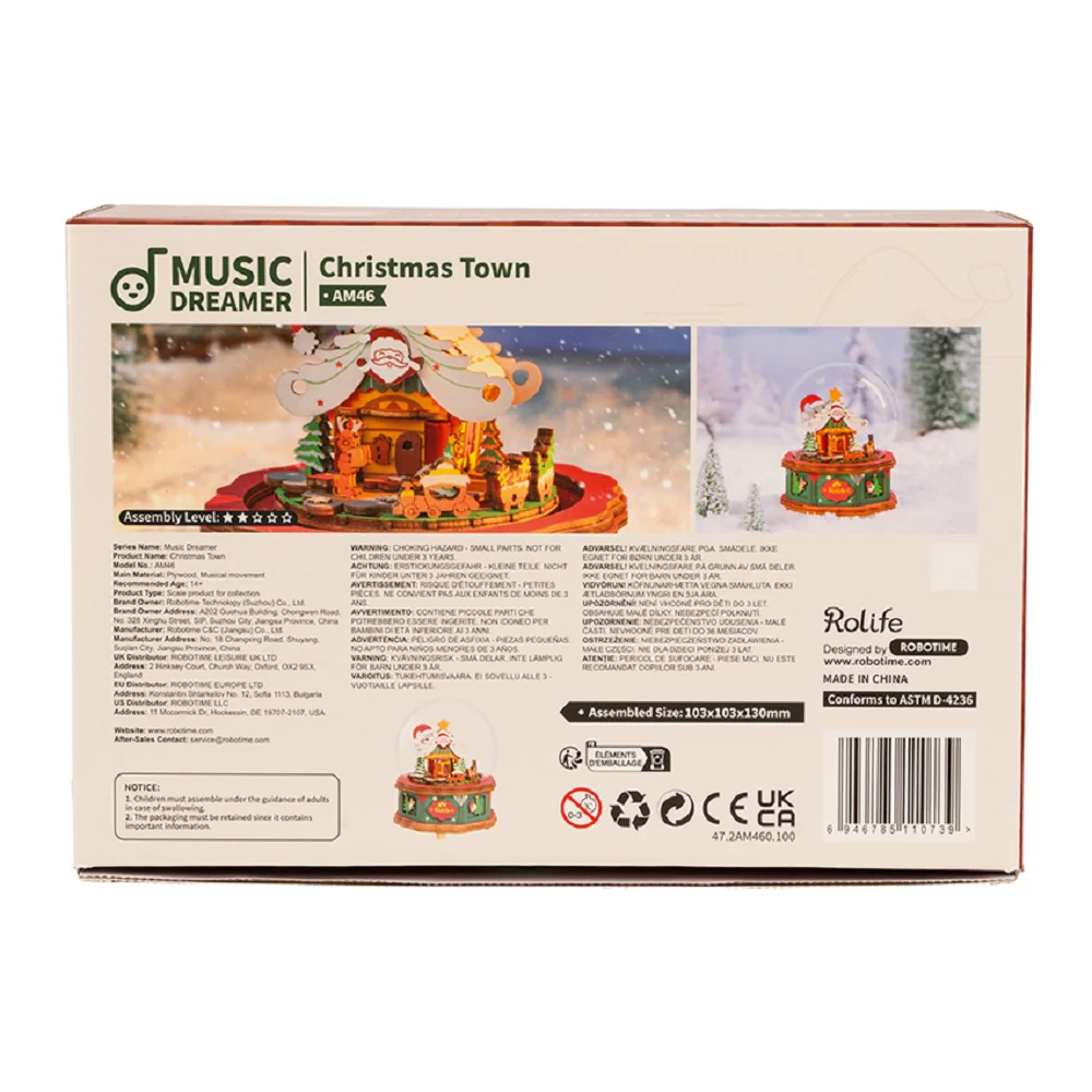 DIY - Music Box - Christmas Town - Image 2