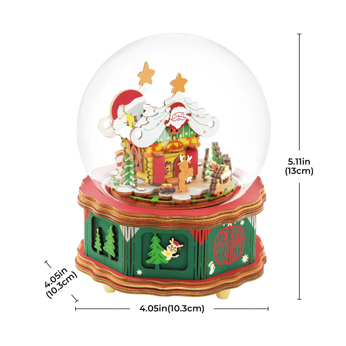 DIY - Music Box - Christmas Town - Image 6