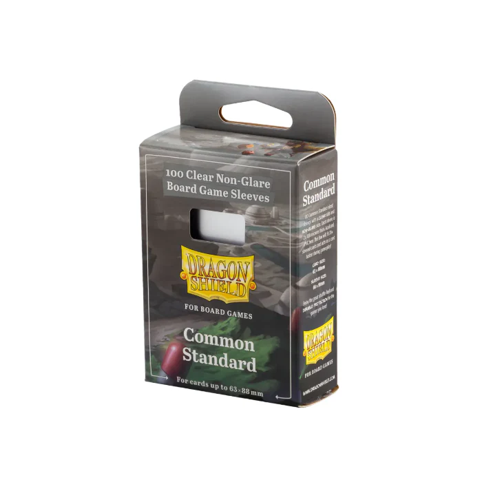 Dragon Shield: Board Game Sleeves – Clear Non-Glare – Common Standard