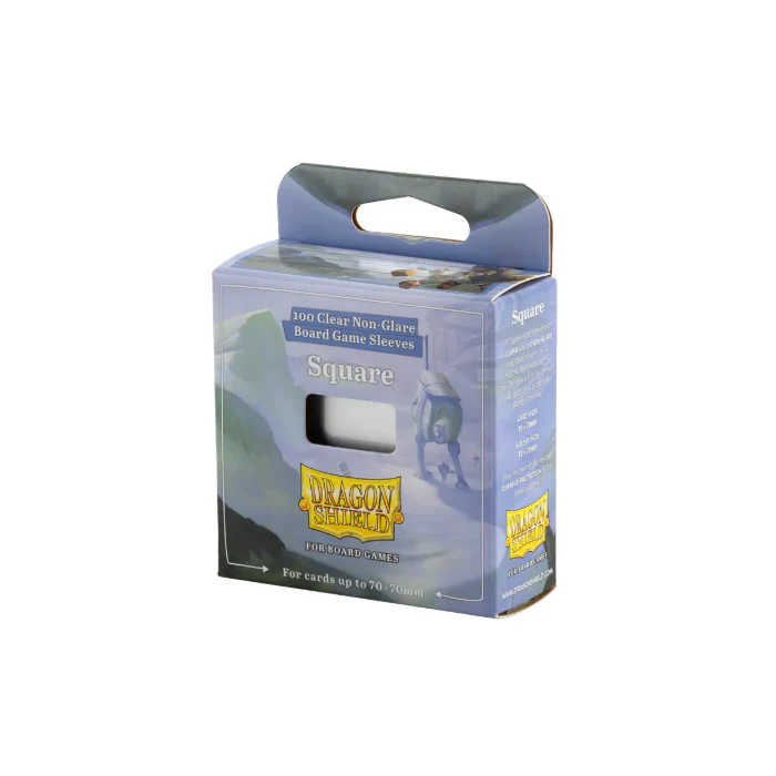 Dragon Shield: Board Game Sleeves – Clear Non-Glare – Square
