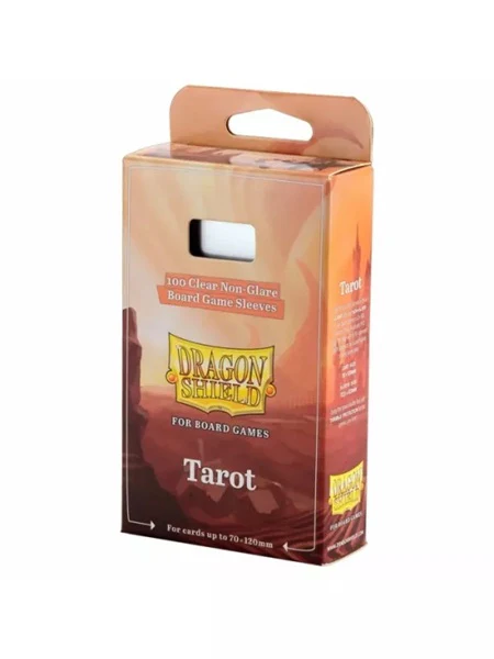 Dragon Shield: Board Game Sleeves – Clear Non-Glare – Tarot