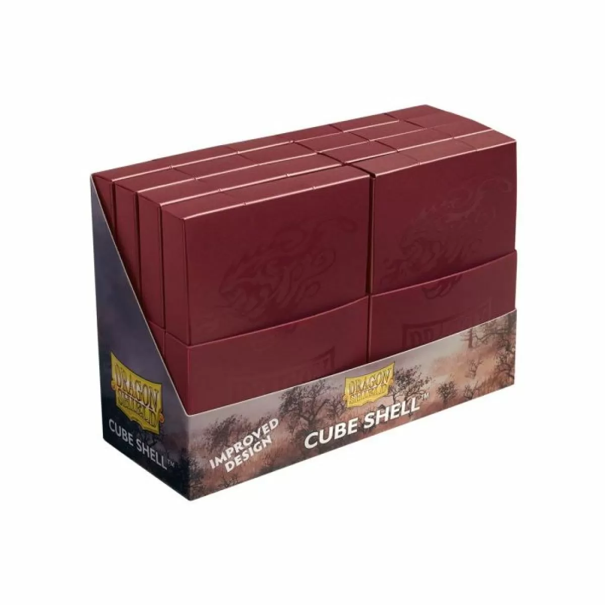 Dragon Shield - Cube Shell Deck Box - Blood Red