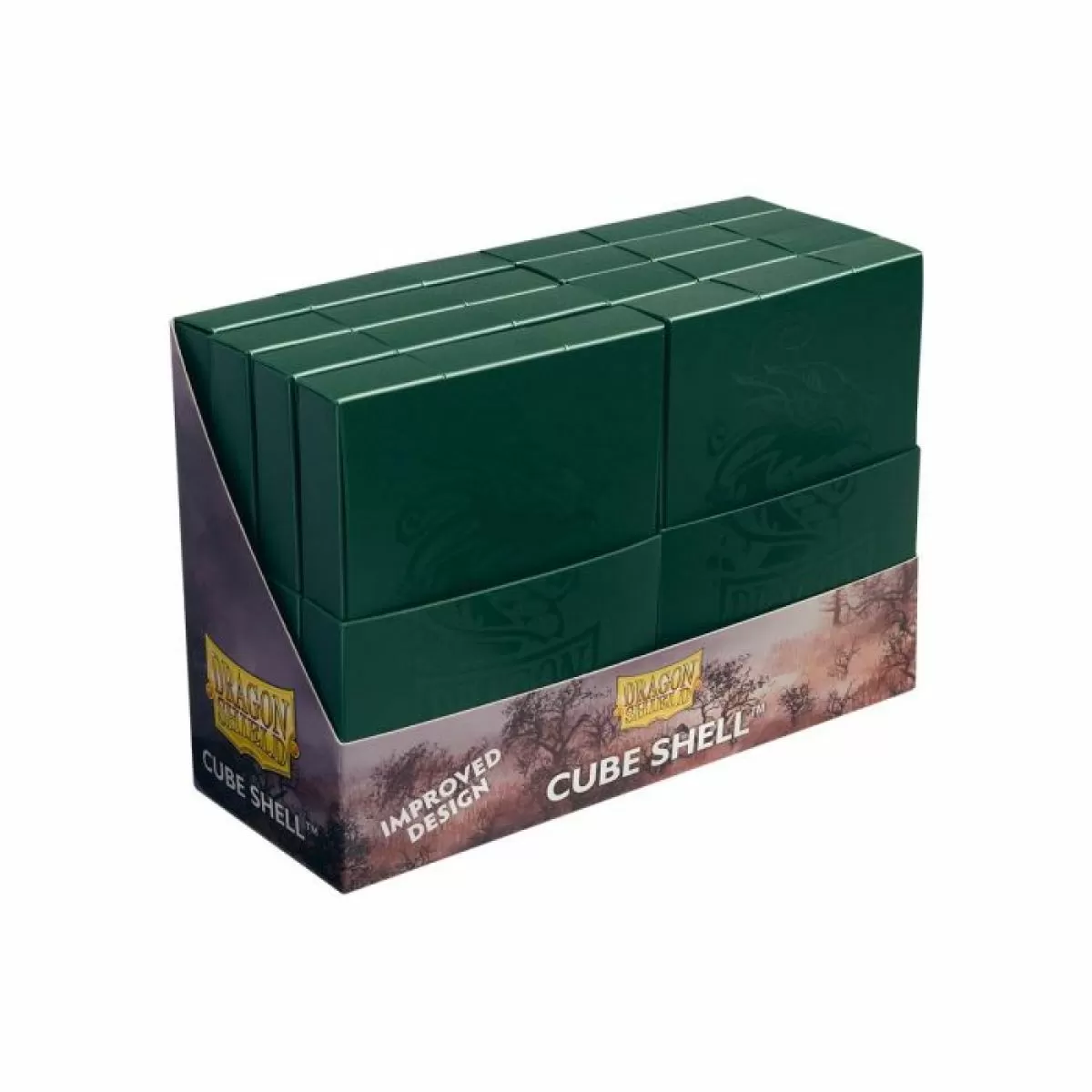 Dragon Shield - Cube Shell Deck Box - Forest Green