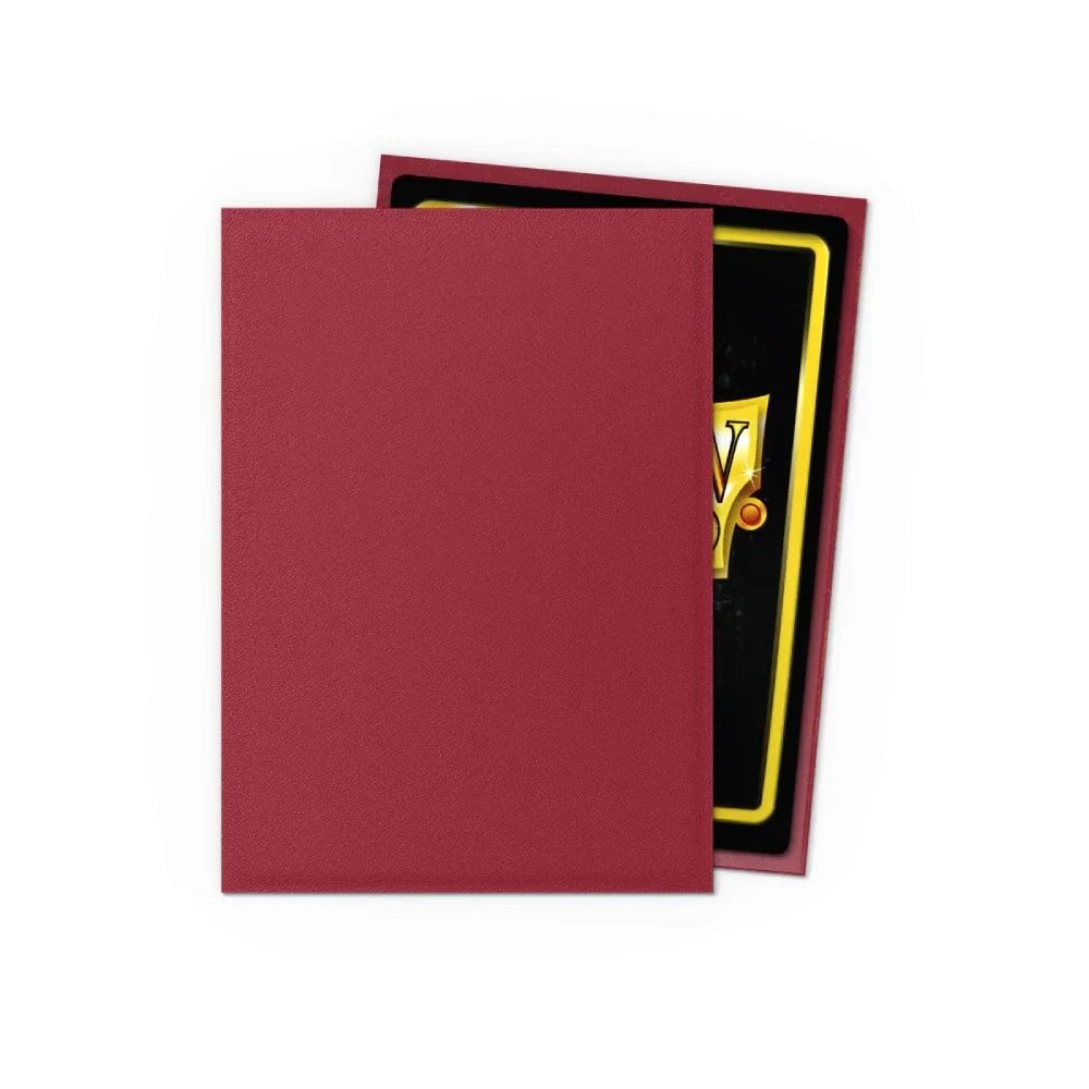 Dragon Shield: Non-Glare Sleeves - Matte - Blood Red - Image 2