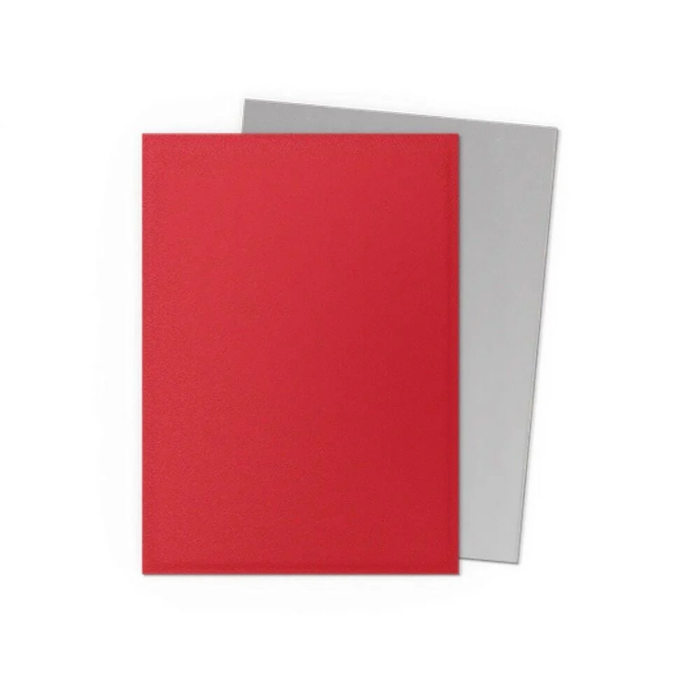 Dragon Shield: Sleeves – Matte Dual – Crimson & Silver - Image 2
