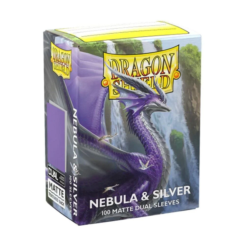 Dragon Shield: Sleeves – Matte Dual – Nebula & Silver - Image 4