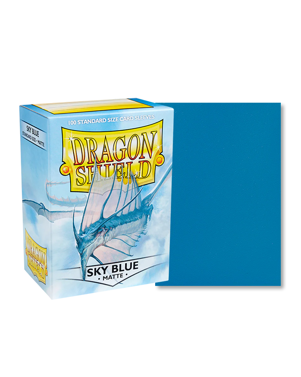 Dragon Shield - Standard Matte Sleeves (100) - Sky Blue