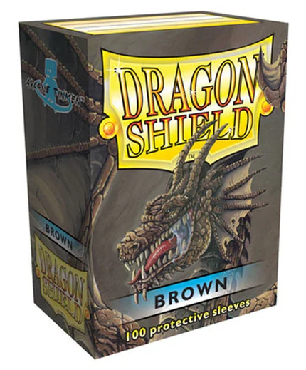 Dragon Shield - Standard Sleeves (100) - Brown