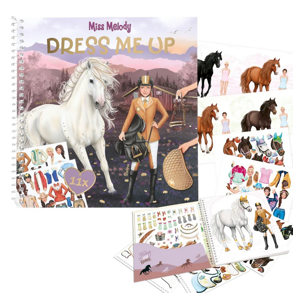 Dress Me Up Sticker Book