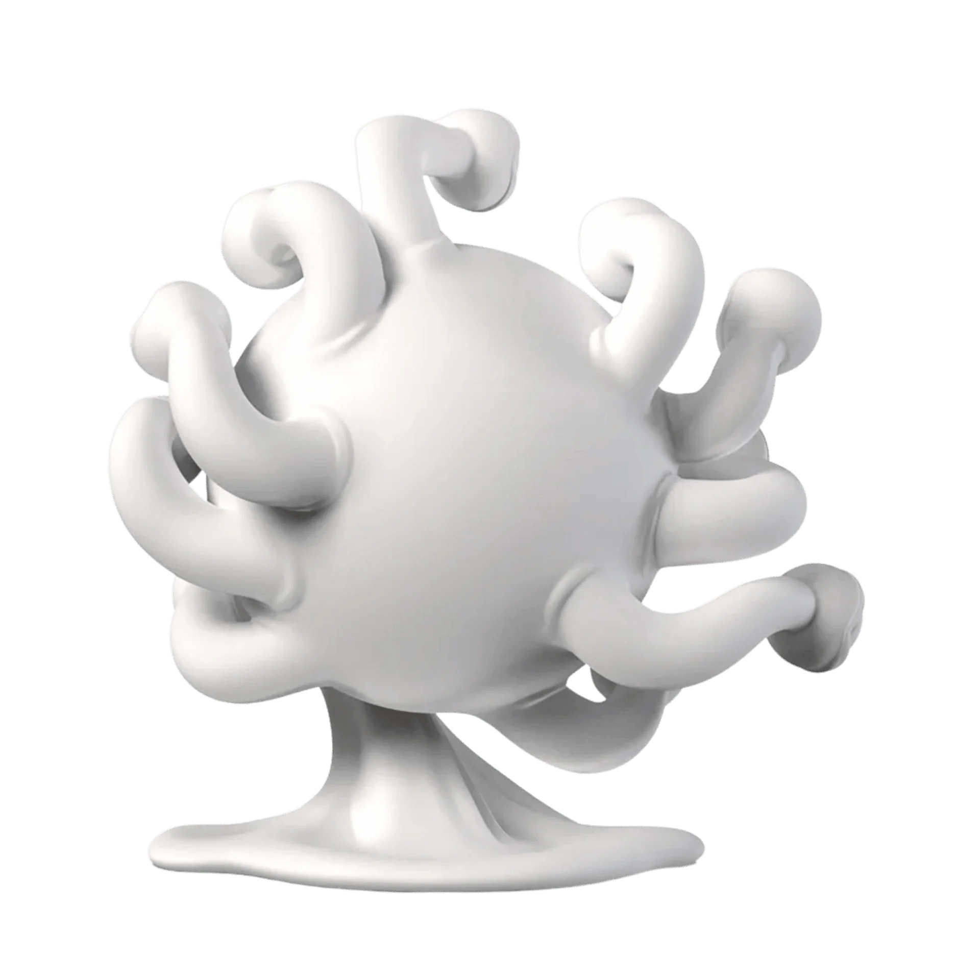 Dungeons and Dragons Beholder 7 Inch Resin Figure - DIY Blank Edition - Image 4