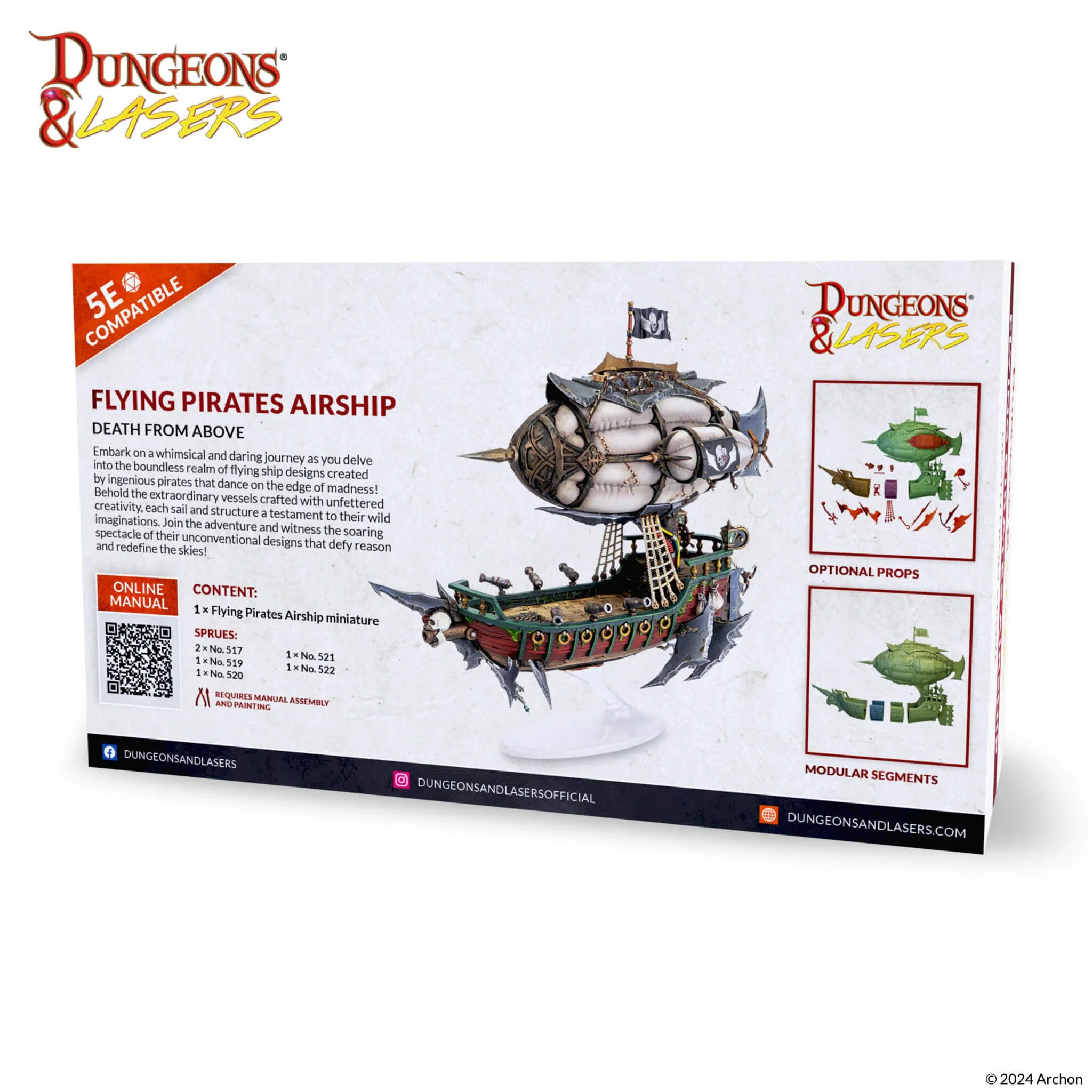 Dungeons & Lasers: Deuslair: Flying Pirates Airship - Image 3