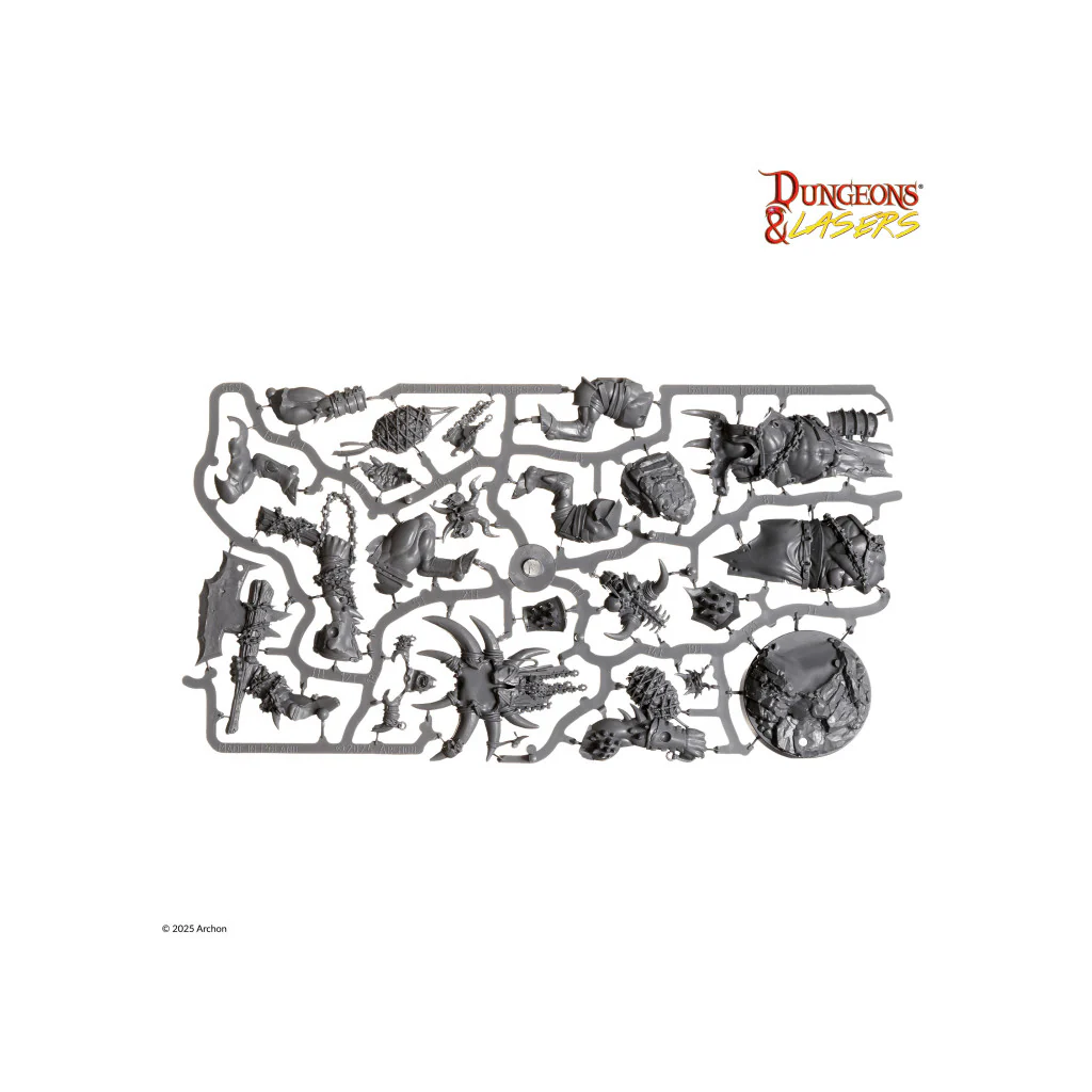 Dungeons & Lasers: Miniatures - Baef The Horned Demon - Image 2