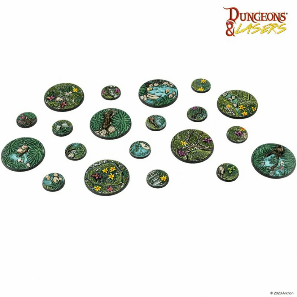 Dungeons & Lasers: Miniatures - Detailed Bases Pack - Image 3
