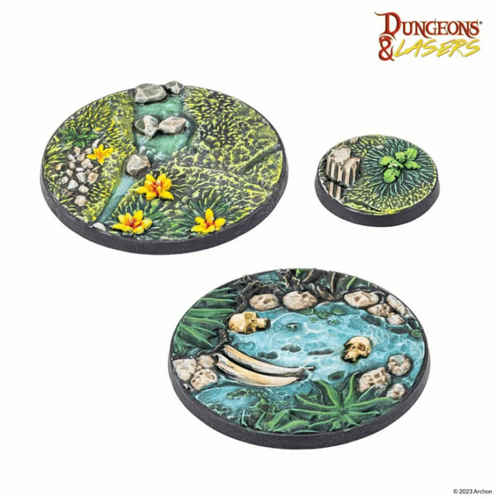 Dungeons & Lasers: Miniatures - Detailed Bases Pack - Image 4