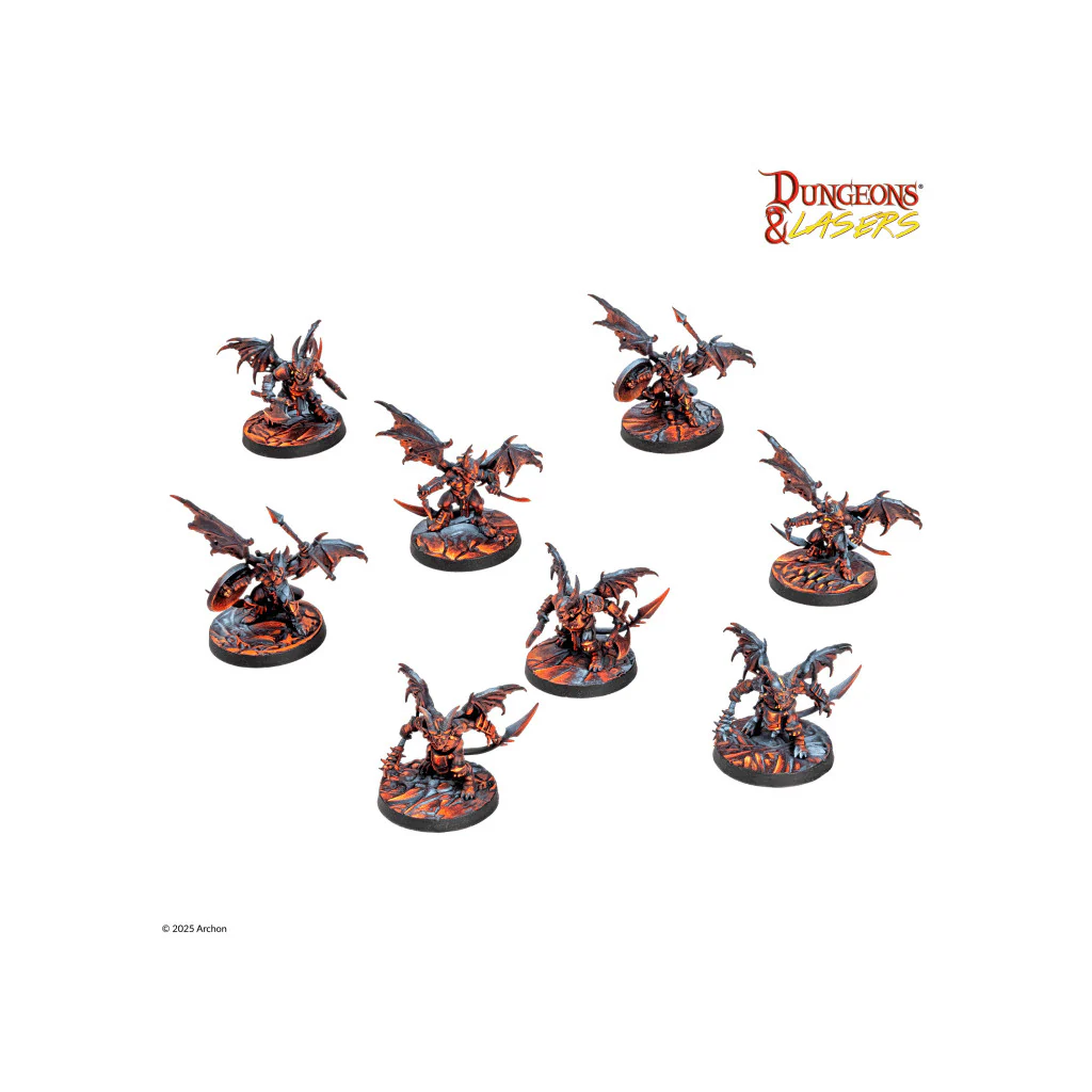 Dungeons & Lasers: Miniatures - Infernal Imps - Image 2