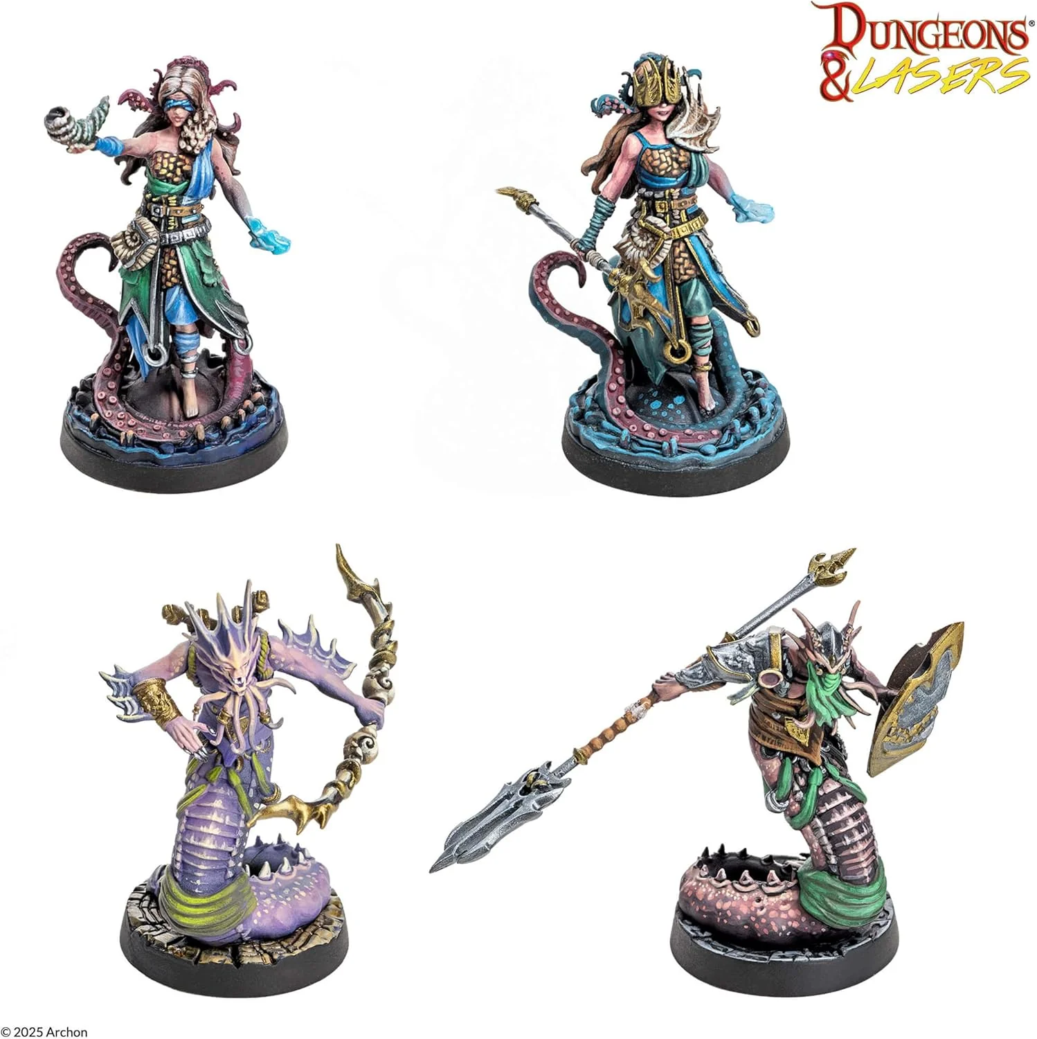 Dungeons & Lasers: Miniatures - Kingdom Of The Deep - Image 6