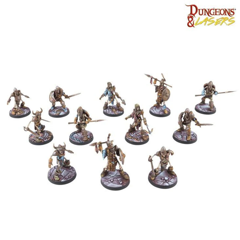 Dungeons & Lasers: Miniatures - Skeleton Crew - Image 2