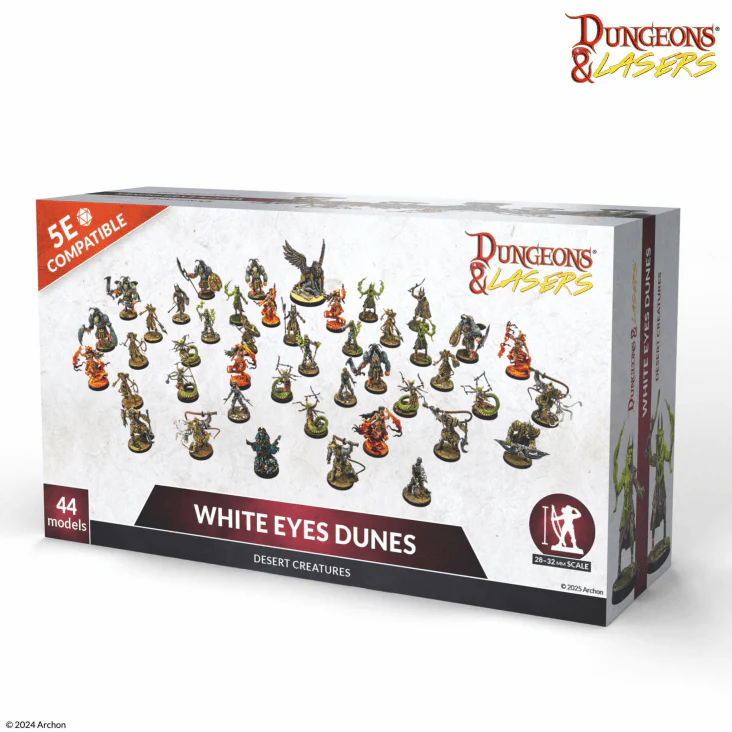 Dungeons & Lasers Miniatures - White Eyes Dunes (DNL0102)