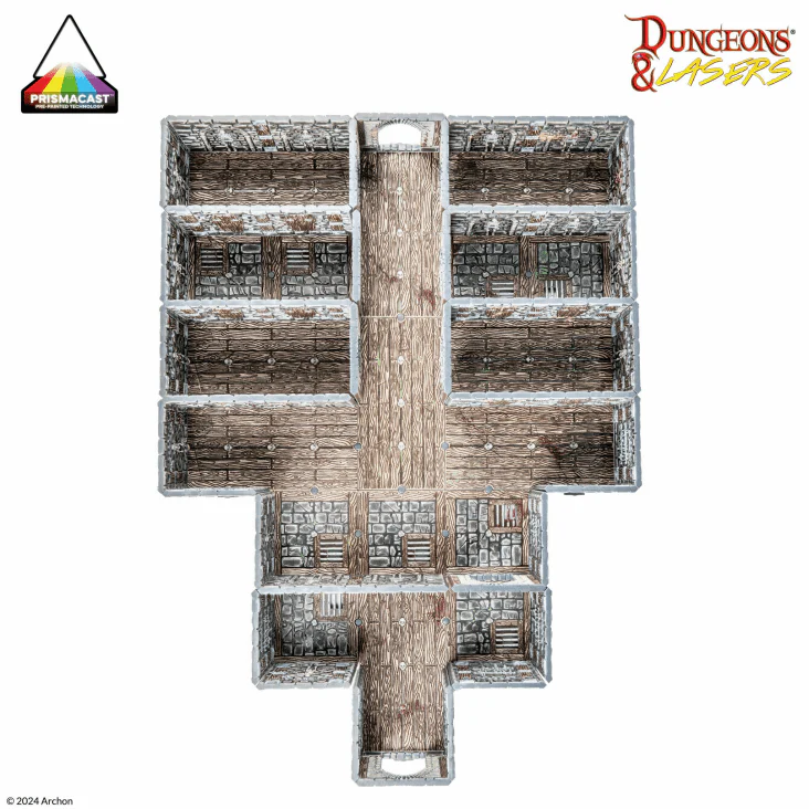 Dungeons & Lasers PrismaCast Pre-Painted Terrain Scale Model - Chambers Of Torment - Image 4