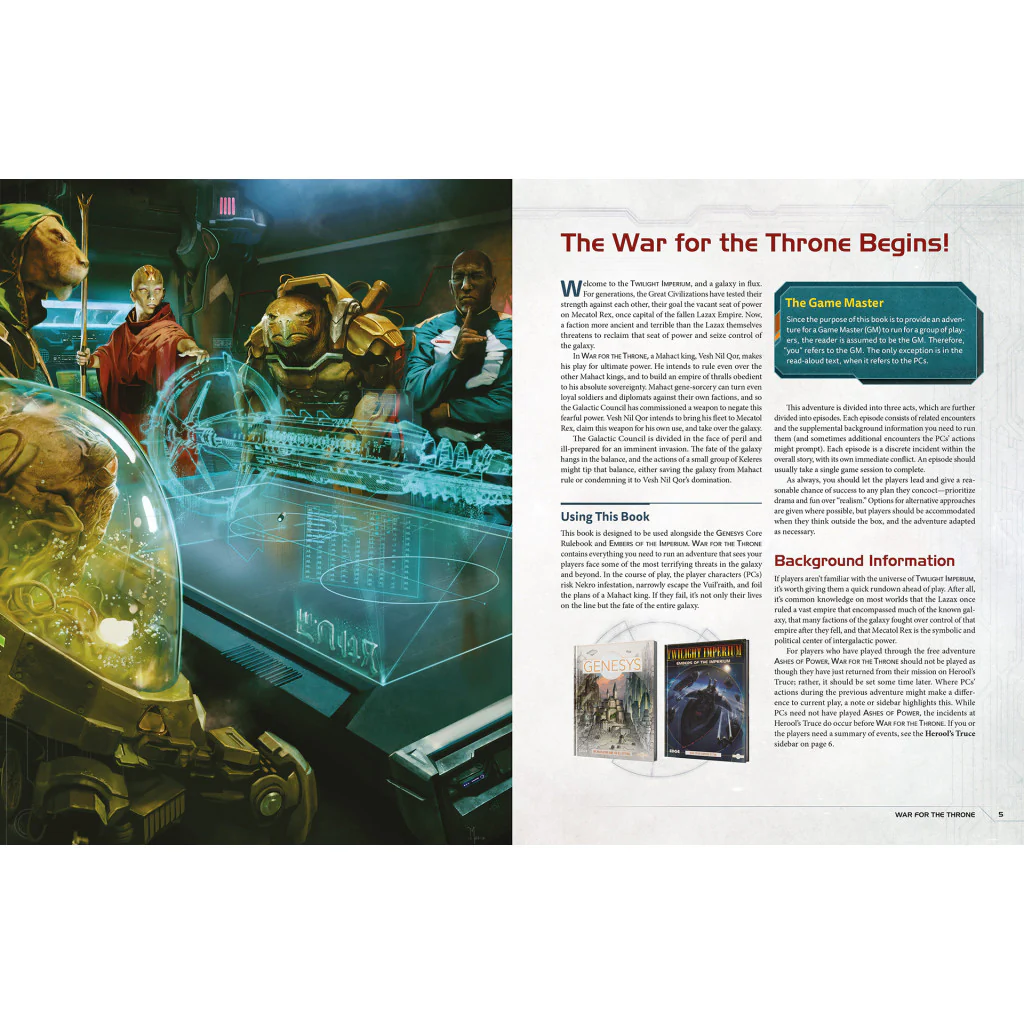 Edge Studio Genesys Twilight Imperium Adventure Book - Image 2