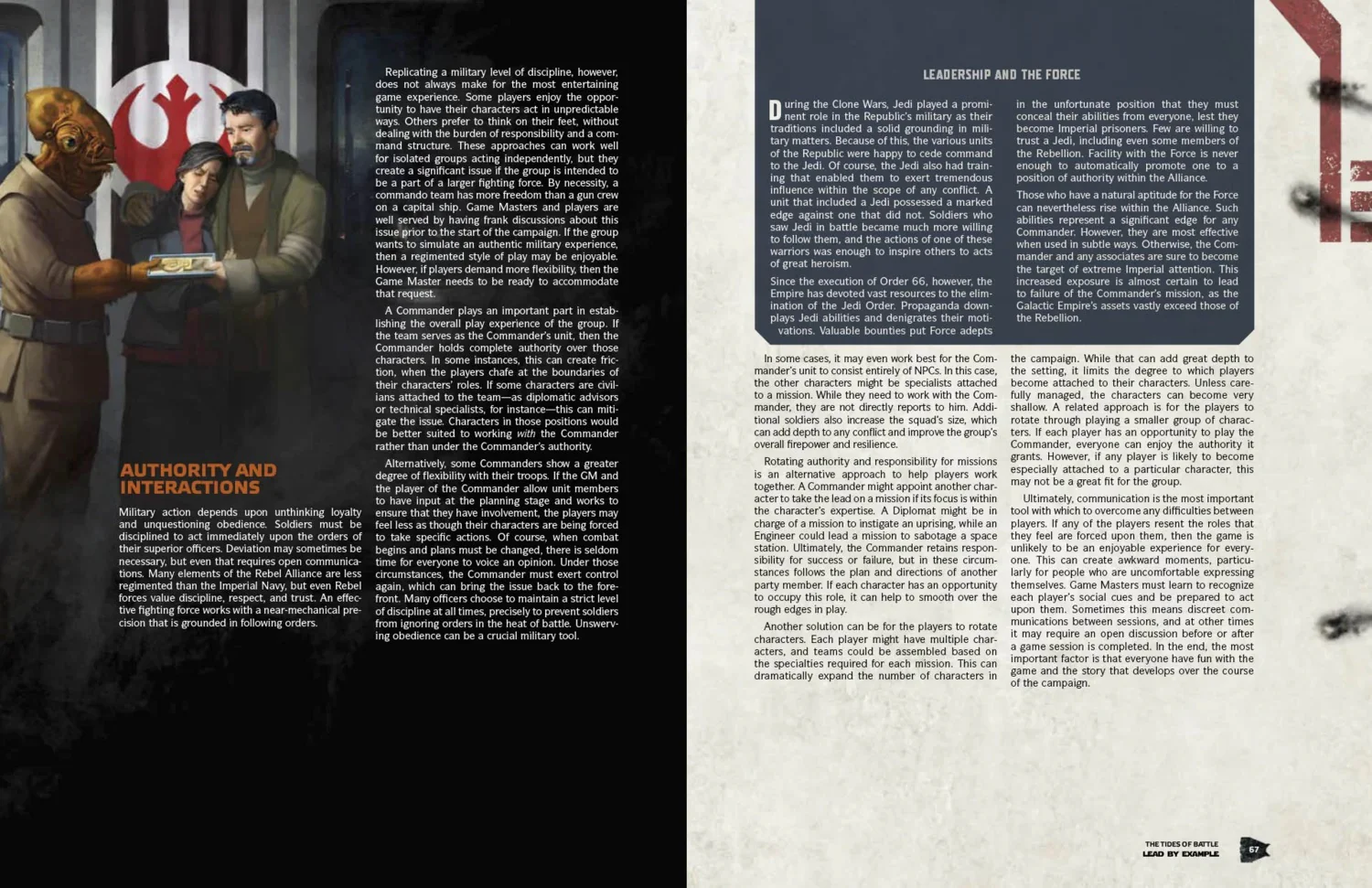 Edge Studios Star Wars: Age of Rebellion RPG - Lead by Example Sourcebook - Image 2