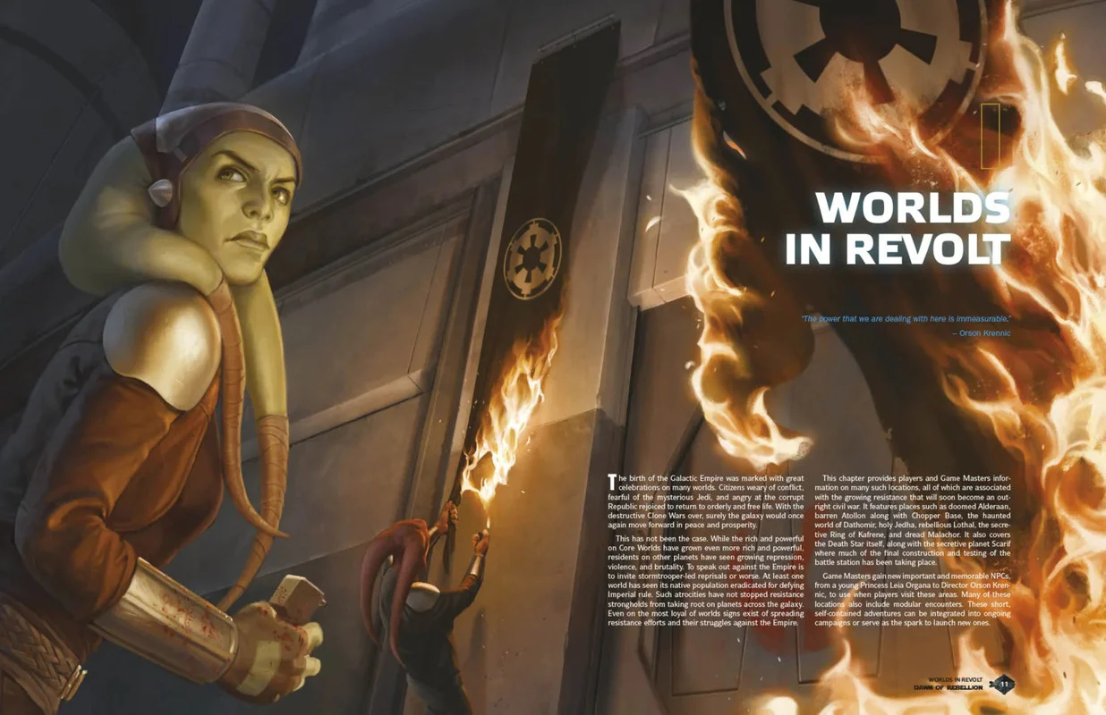 Edge Studios Star Wars RPG - Dawn of Rebellion Sourcebook - Image 4