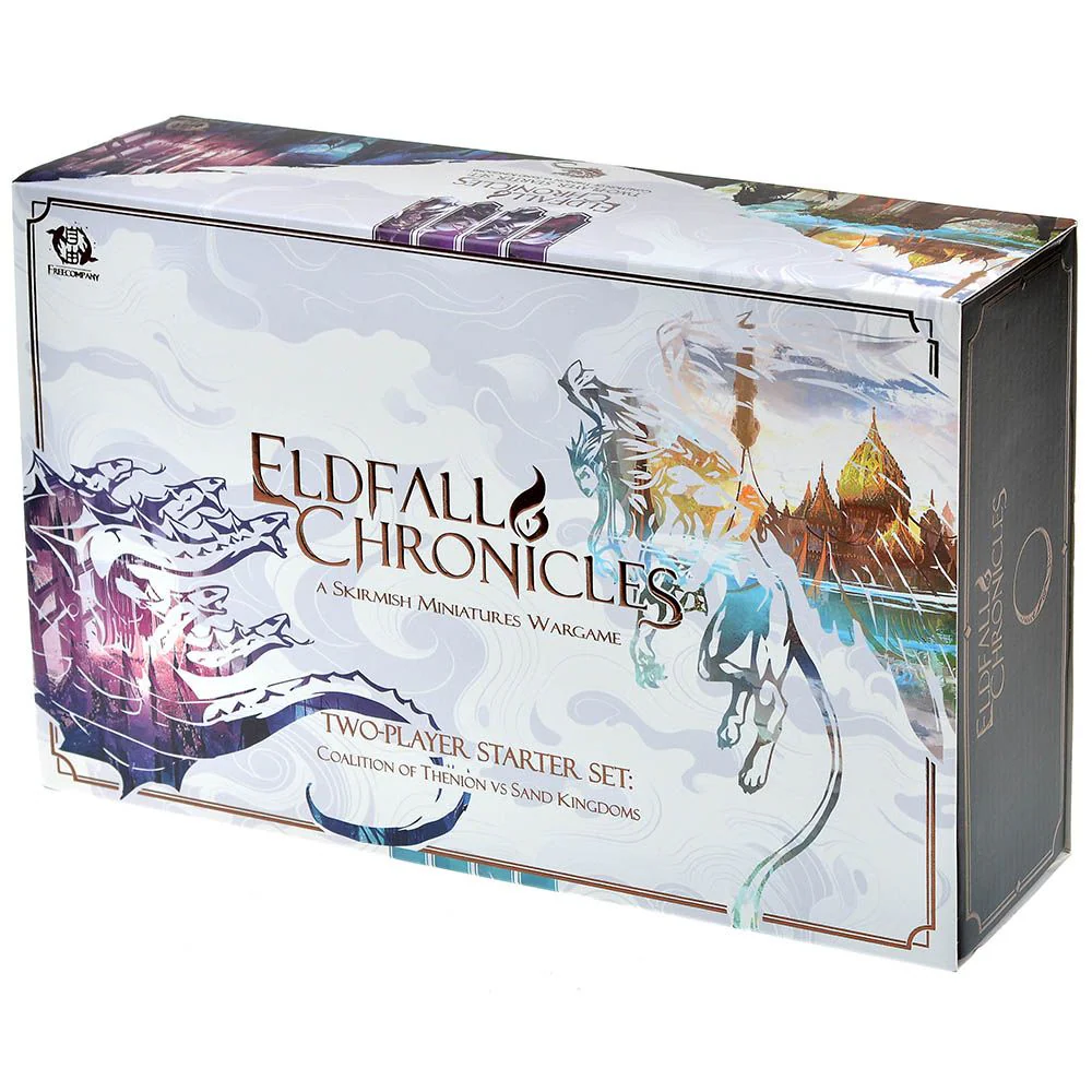 Eldfall Chronicles: Coalition of Thenion vs Sand Kingdoms Two Player Starter Set