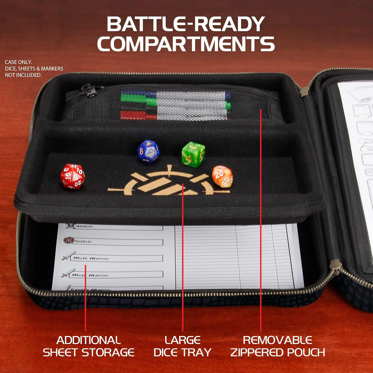 Enhance - Collector's Edition RPG Organizer Case - Black (Preorder) - Image 2