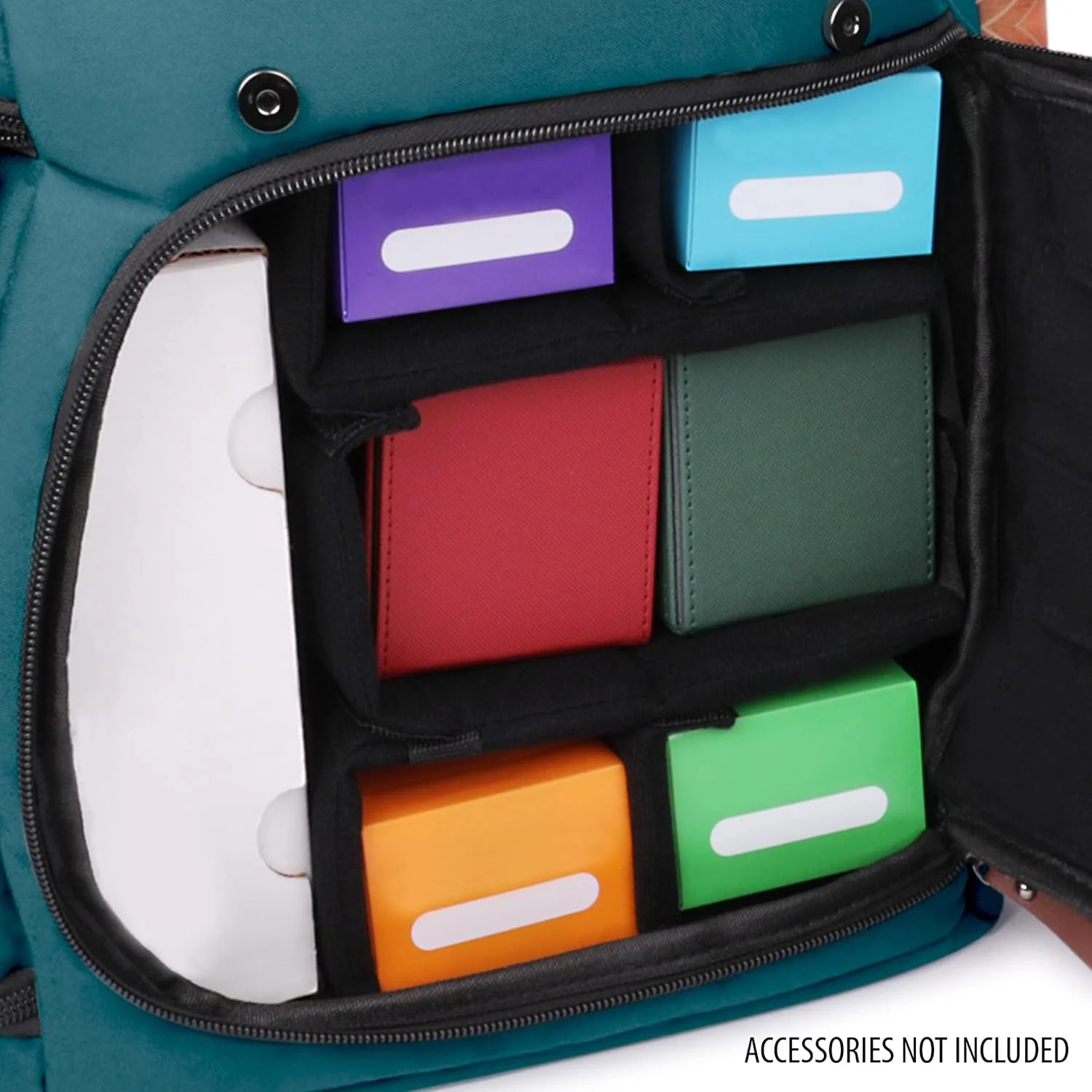 Enhance - Full Size Trading Card Storage Box Backpack - Green - Image 2