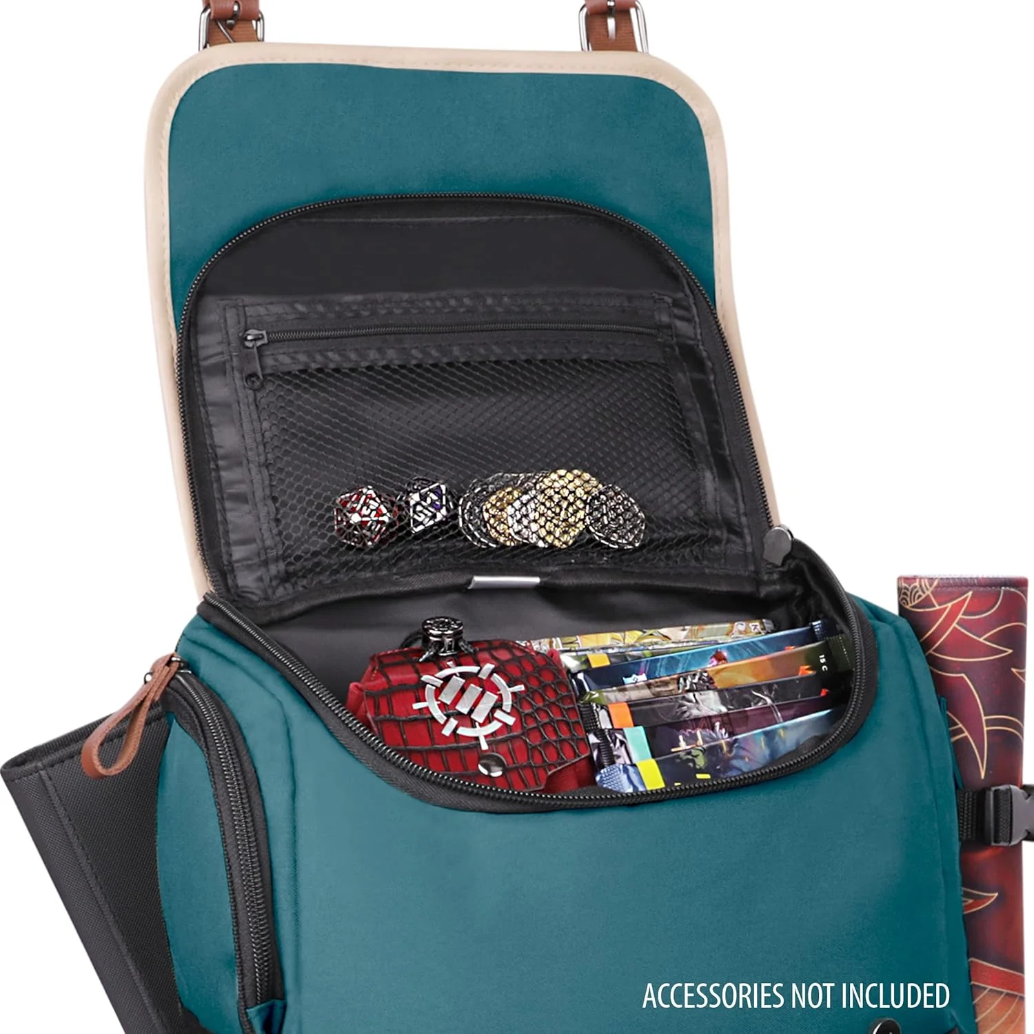 Enhance - Full Size Trading Card Storage Box Backpack - Green - Image 3