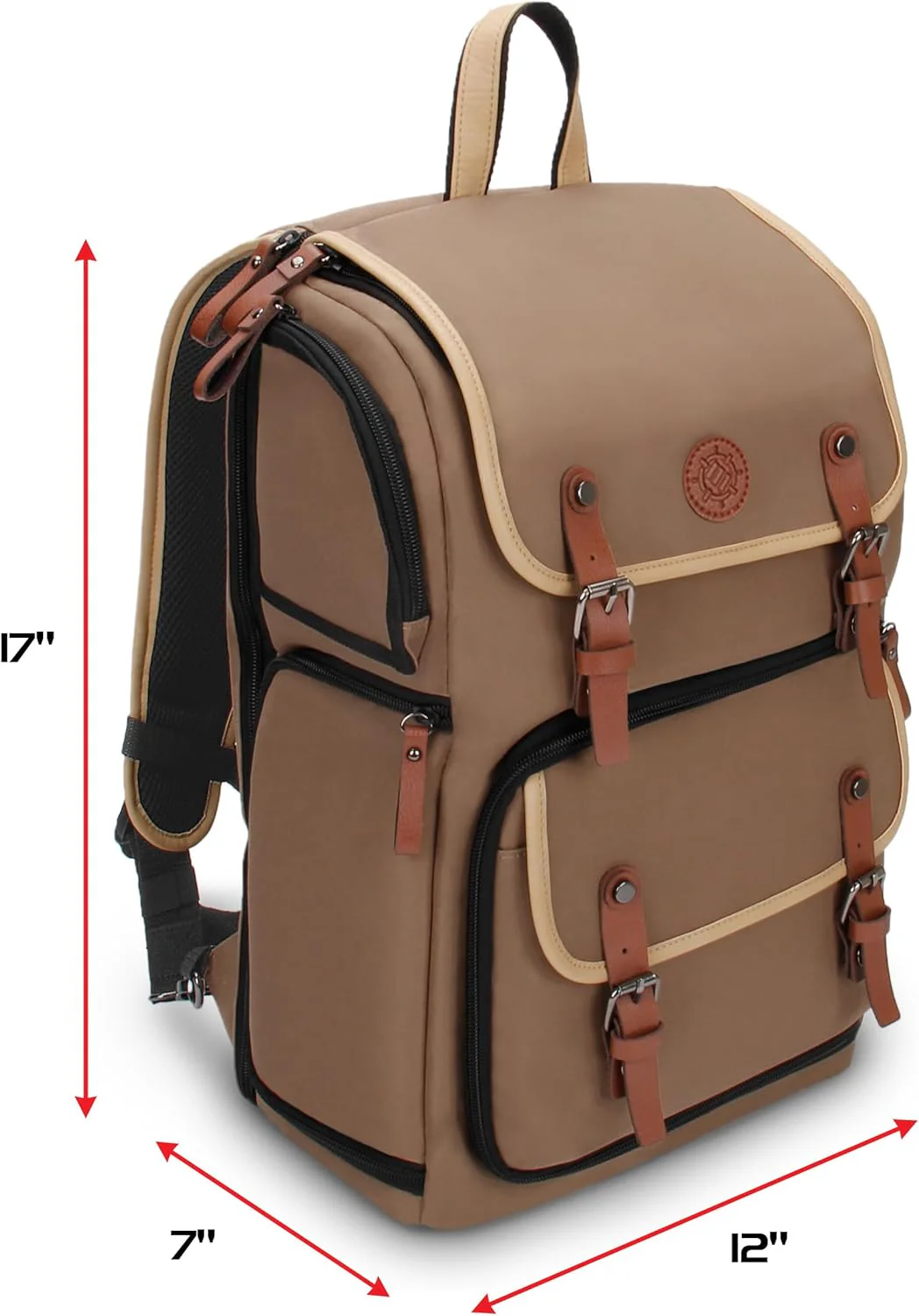 Enhance - Full Size Trading Card Storage Box Backpack - Tan - Image 5