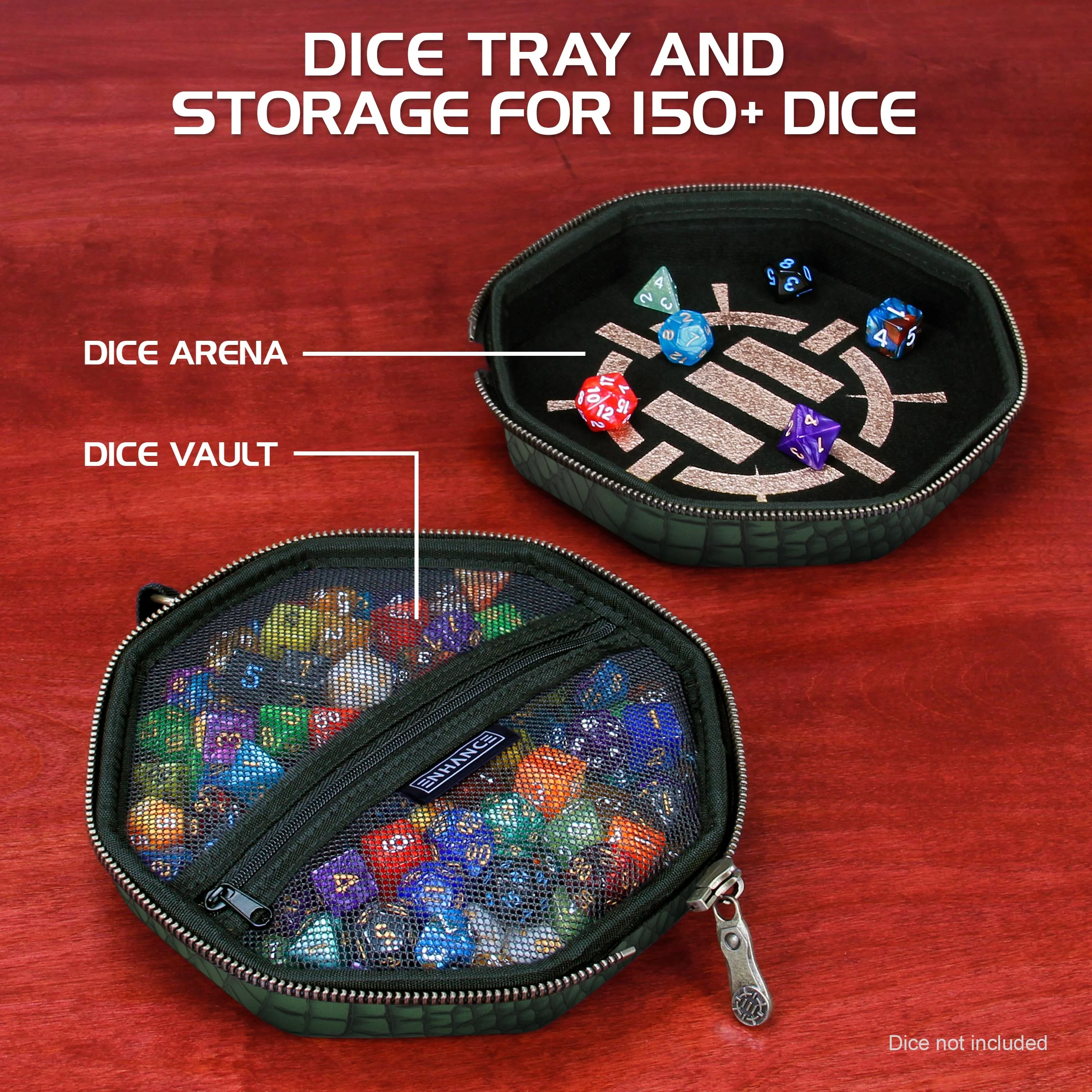 Enhance - Tabletop Collector's Dice Case - Green (Preorder) - Image 2
