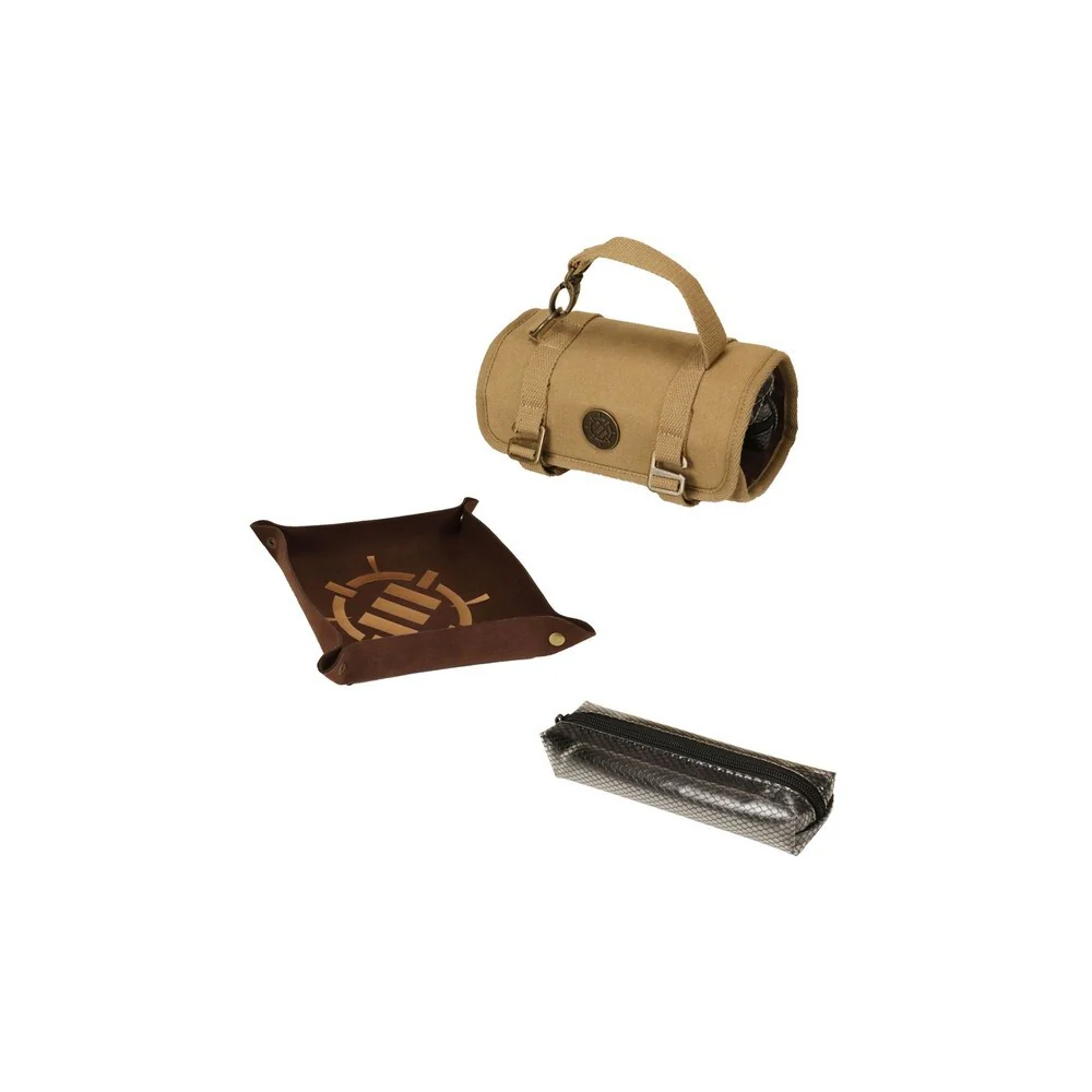 Enhance Venture Canvas Dice Roll Case - Tan