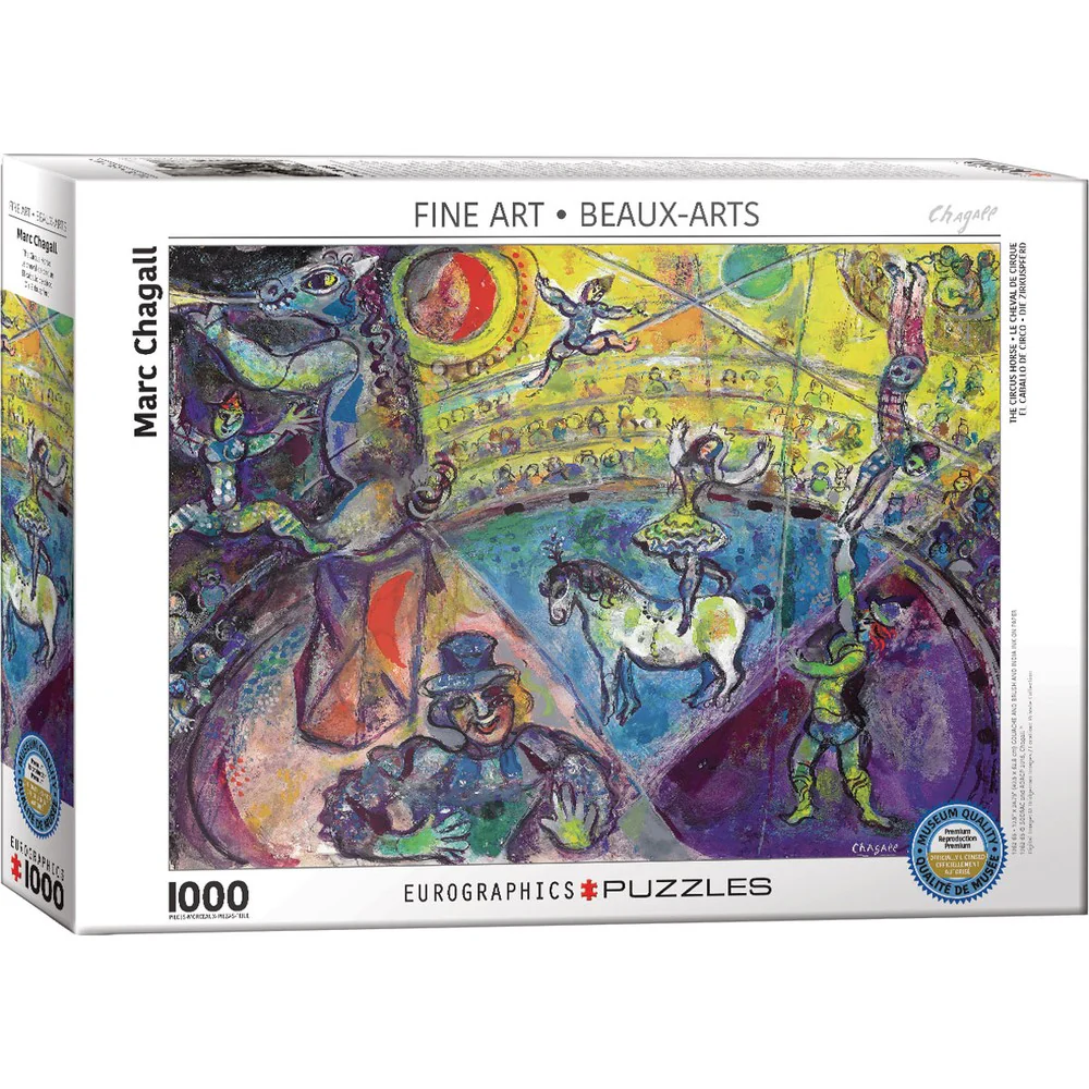 Eurographics - Chagall - Circus Horse 1000 Piece Puzzle