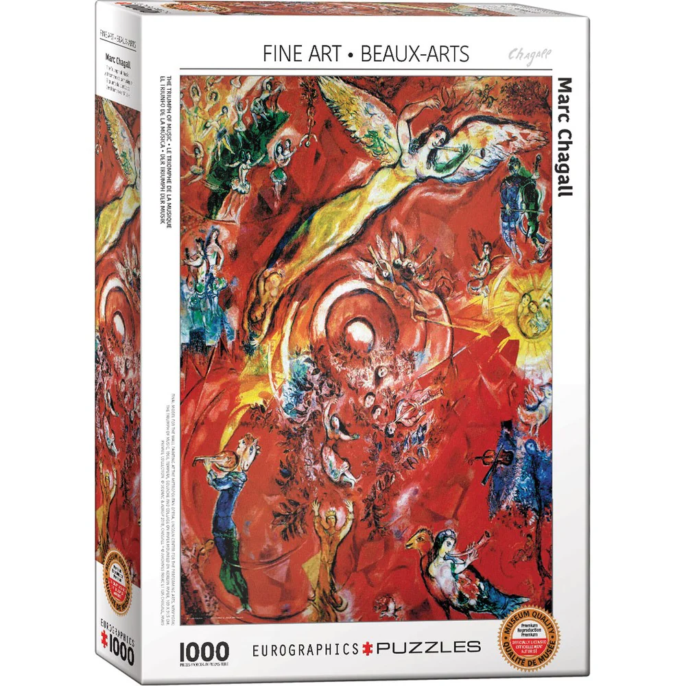 Eurographics - Chagall - Triumph Of Music 1000 Piece Puzzle