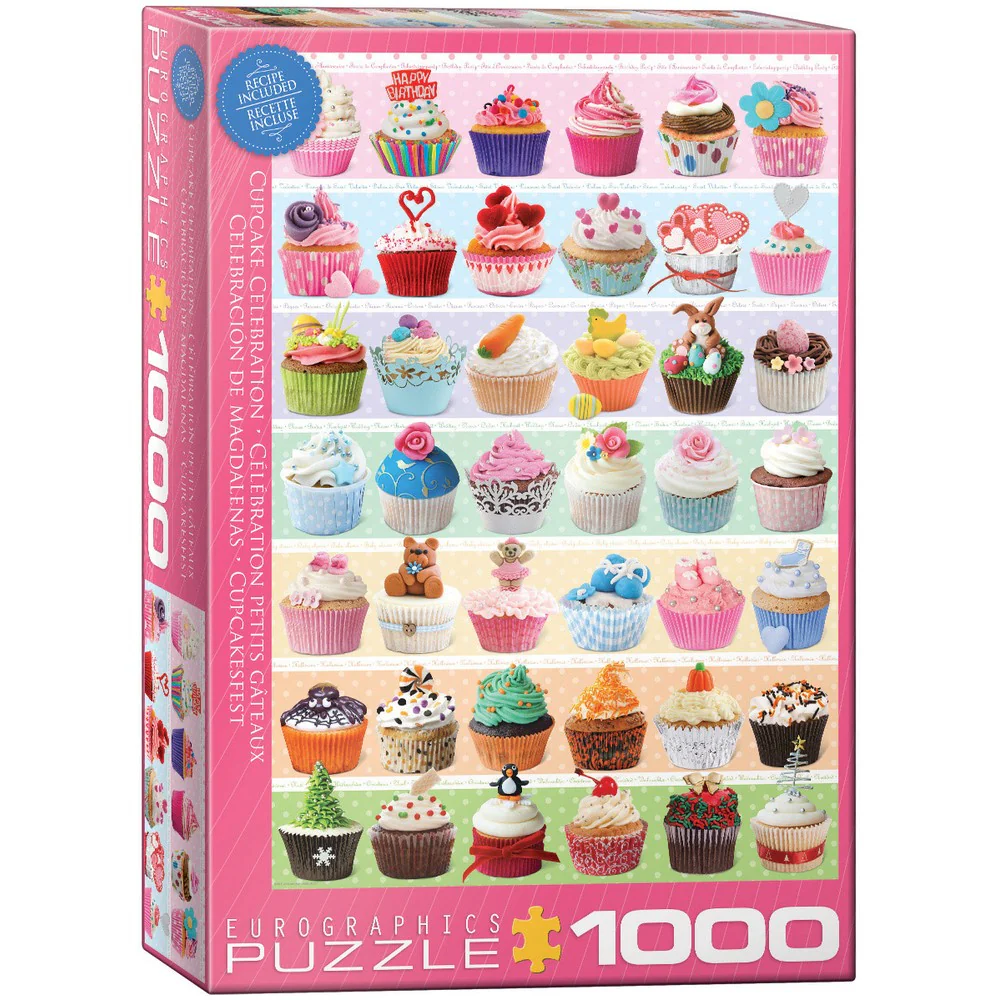Eurographics - Cupcake Celebration 1000 Piece Puzzle