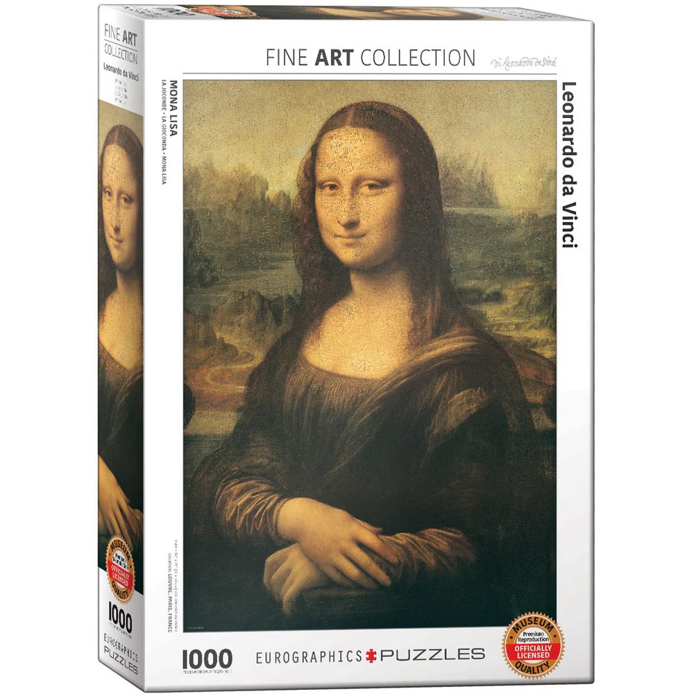Eurographics - Da Vinci - Mona Lisa 1000 Piece Puzzle