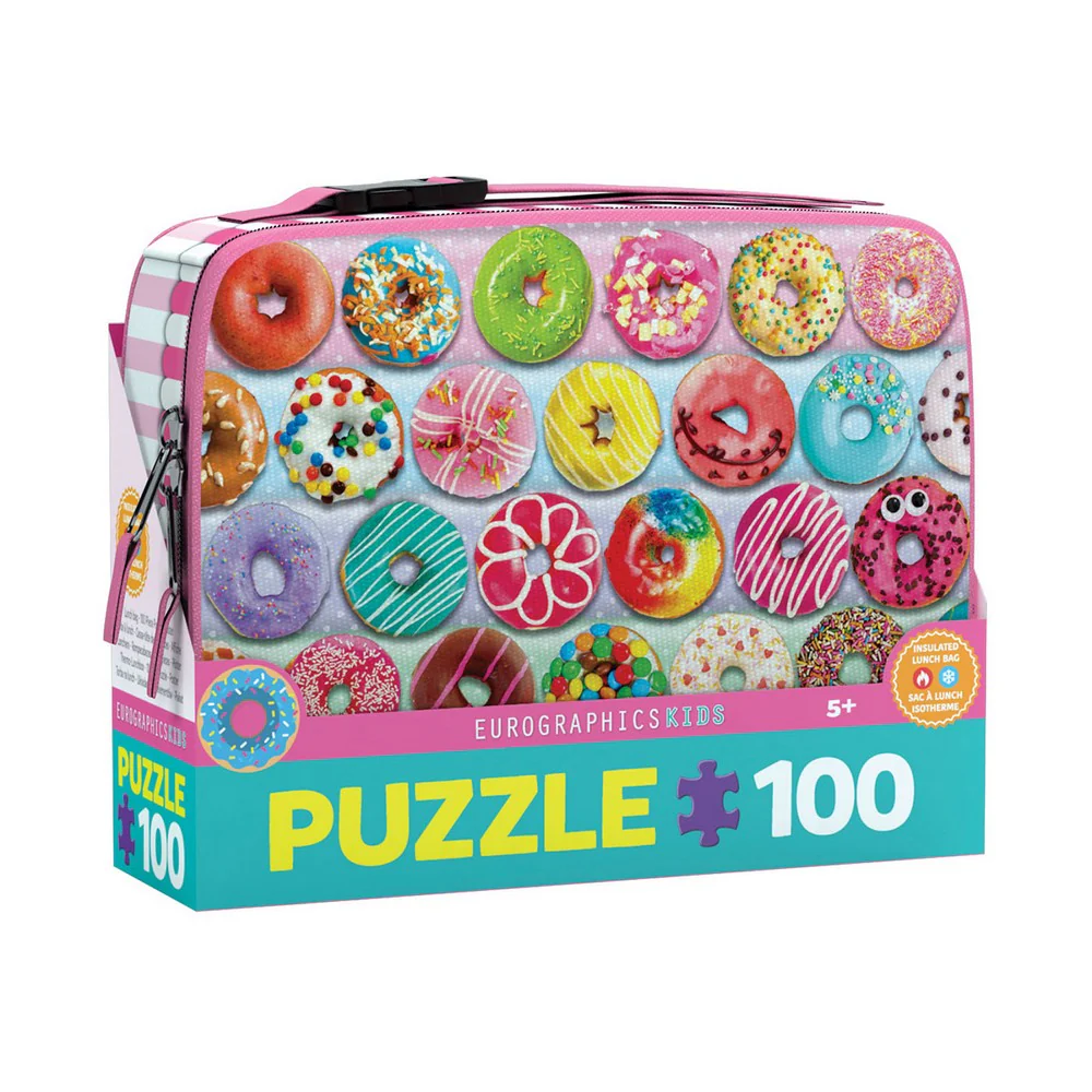 Eurographics - Donuts 100 Piece Puzzle Lunch Bag