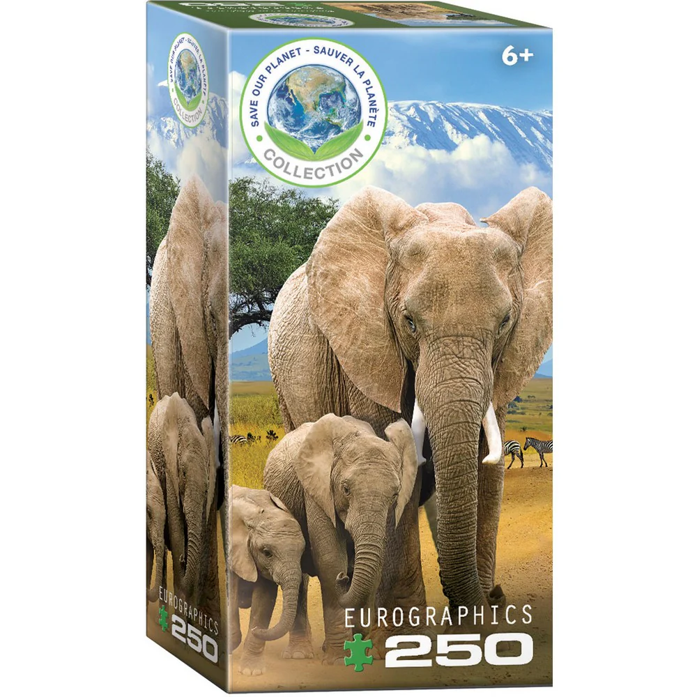 Eurographics - Elephants 250 Piece Puzzle