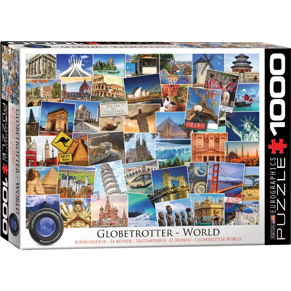 Eurographics - Globetrotter World 1000 Piece Puzzle