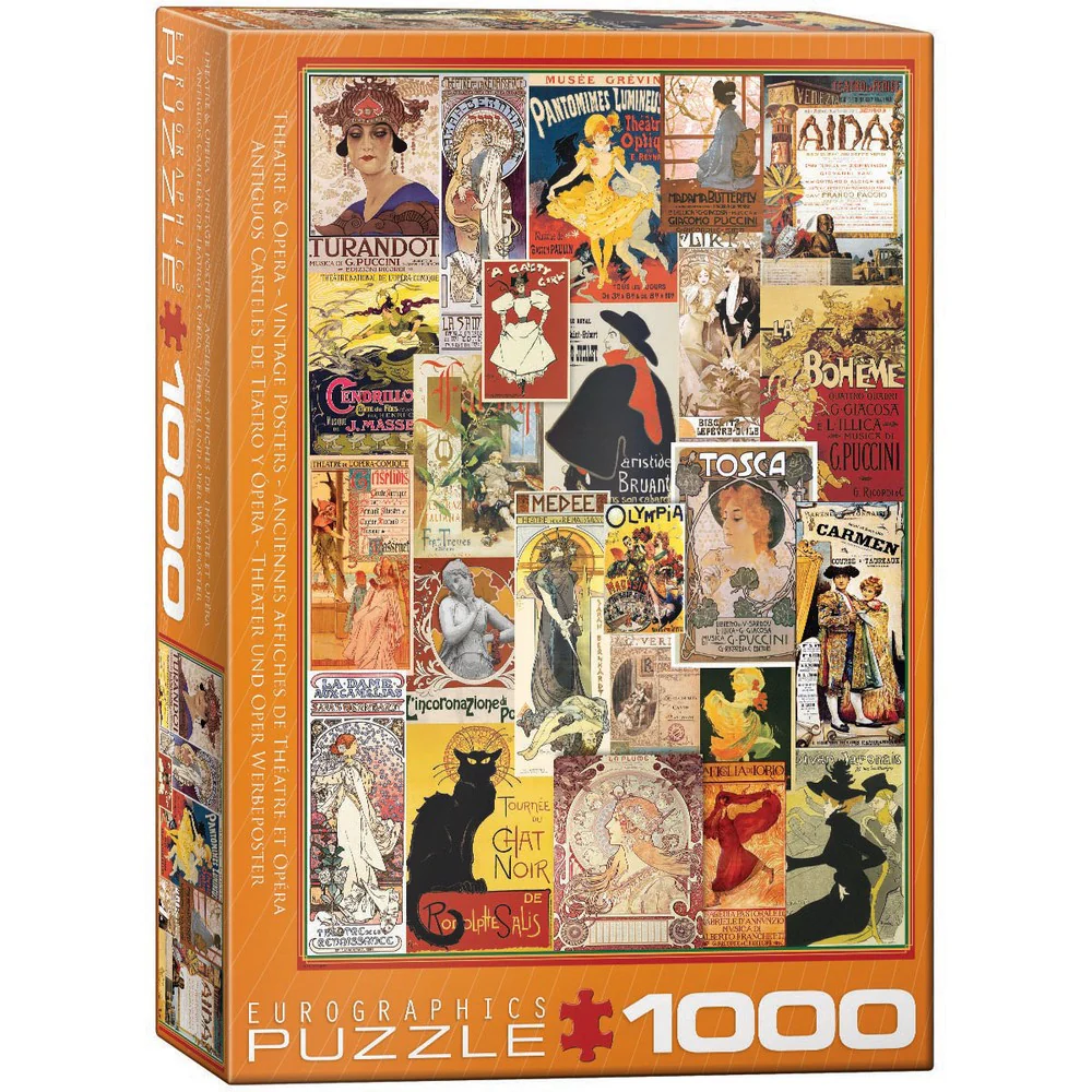 Eurographics - Opera & Theatre Vintage 1000 Piece Puzzle