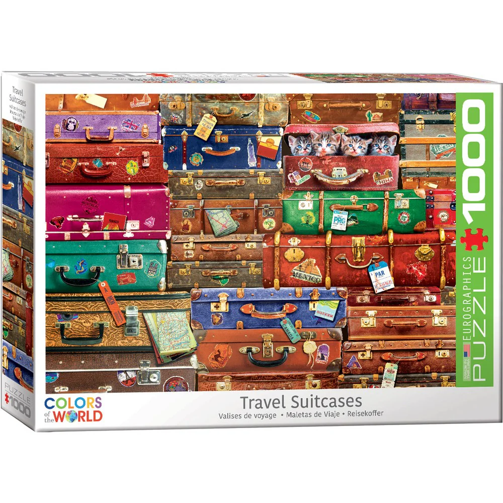 Eurographics - Travel Suitcases 1000 Piece Puzzle