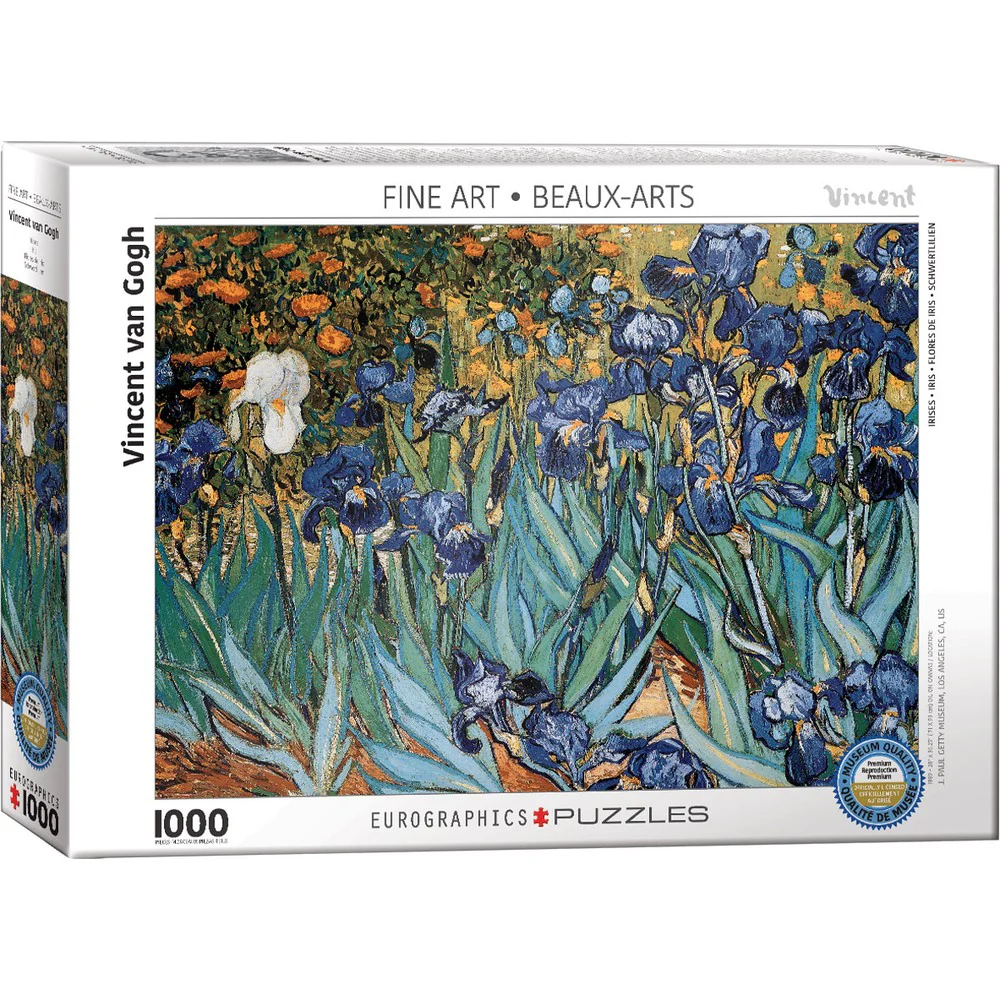 Eurographics - Van Gogh - Irises 1000 Piece Puzzle