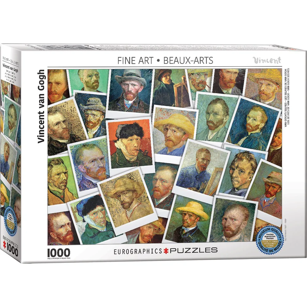 Eurographics - Van Gogh - Selfies 1000 Piece Puzzle