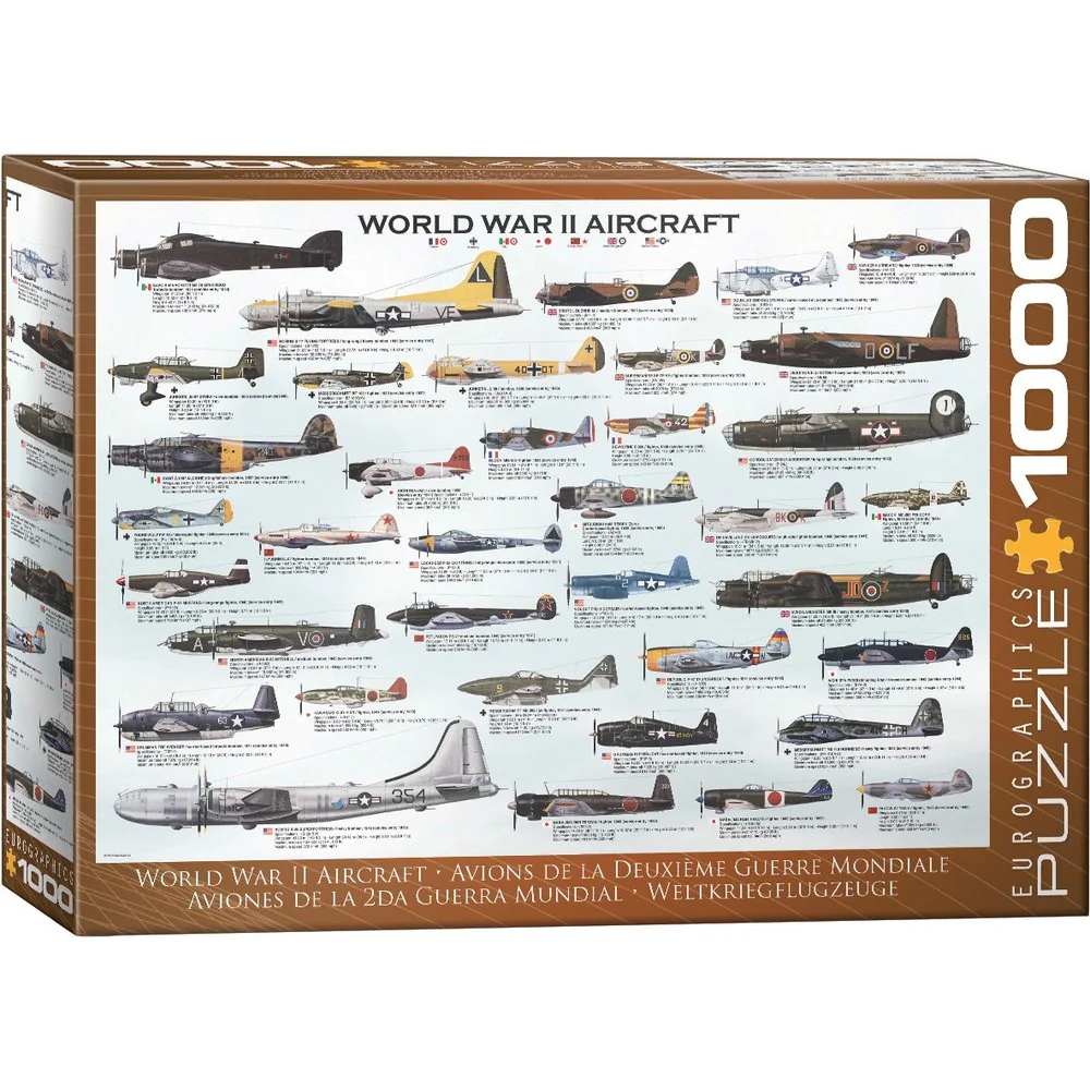 Eurographics - Wwii Aircraft 1000 Piece Puzzle