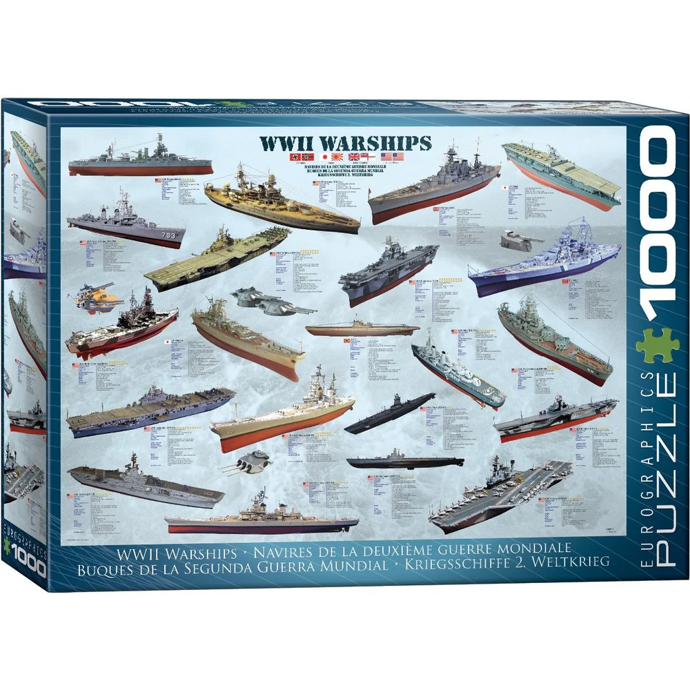 Eurographics - Wwii Warships 1000 Piece Puzzle