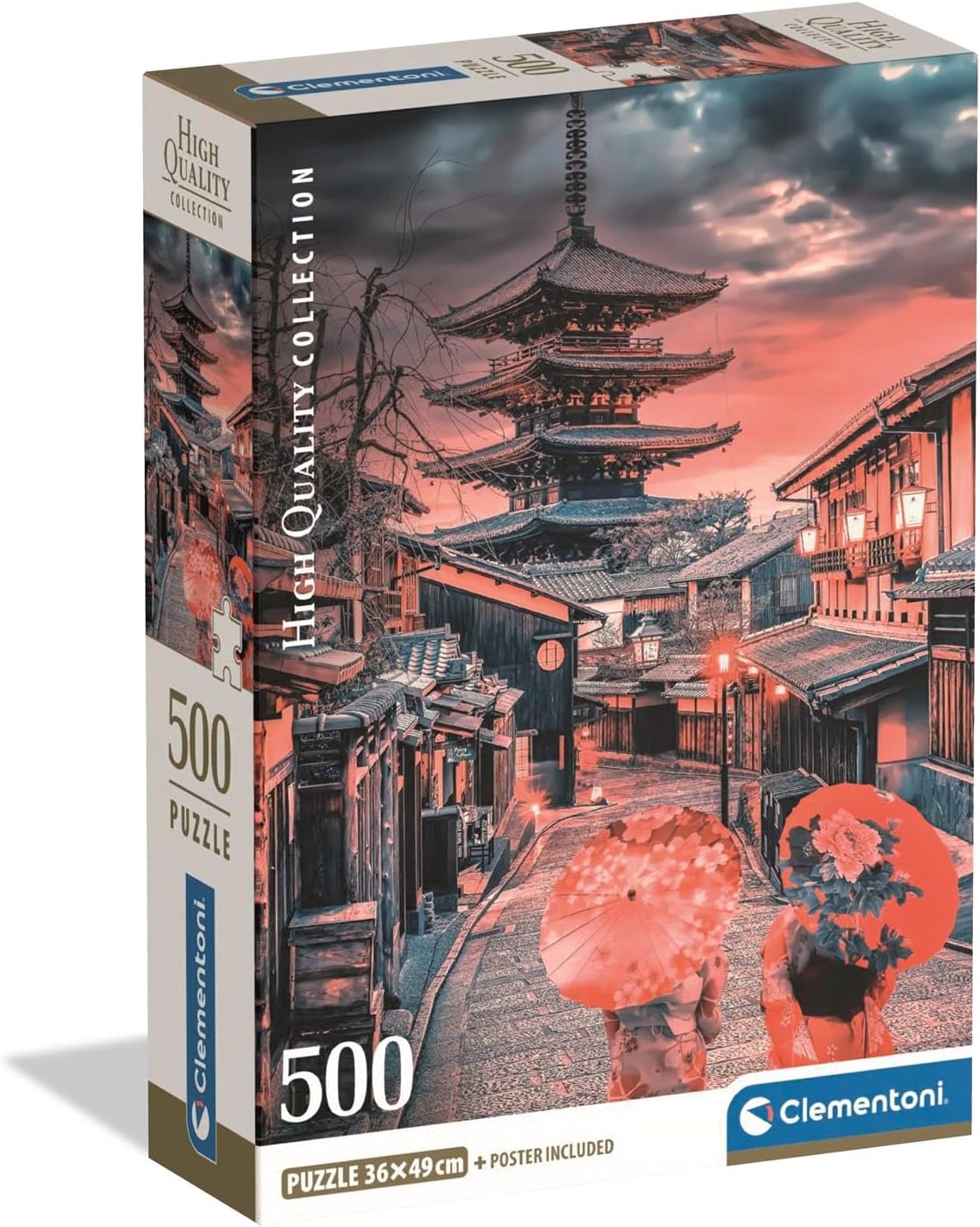 Evening In Kyoto 500 Piece Jigsaw (Compact)
