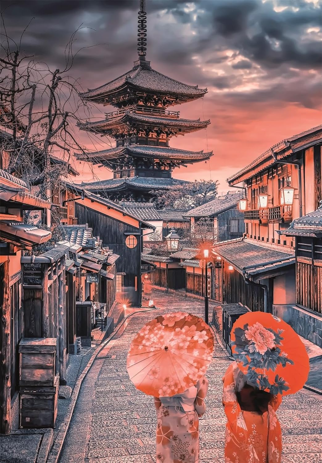 Evening In Kyoto 500 Piece Jigsaw (Compact) - Image 2