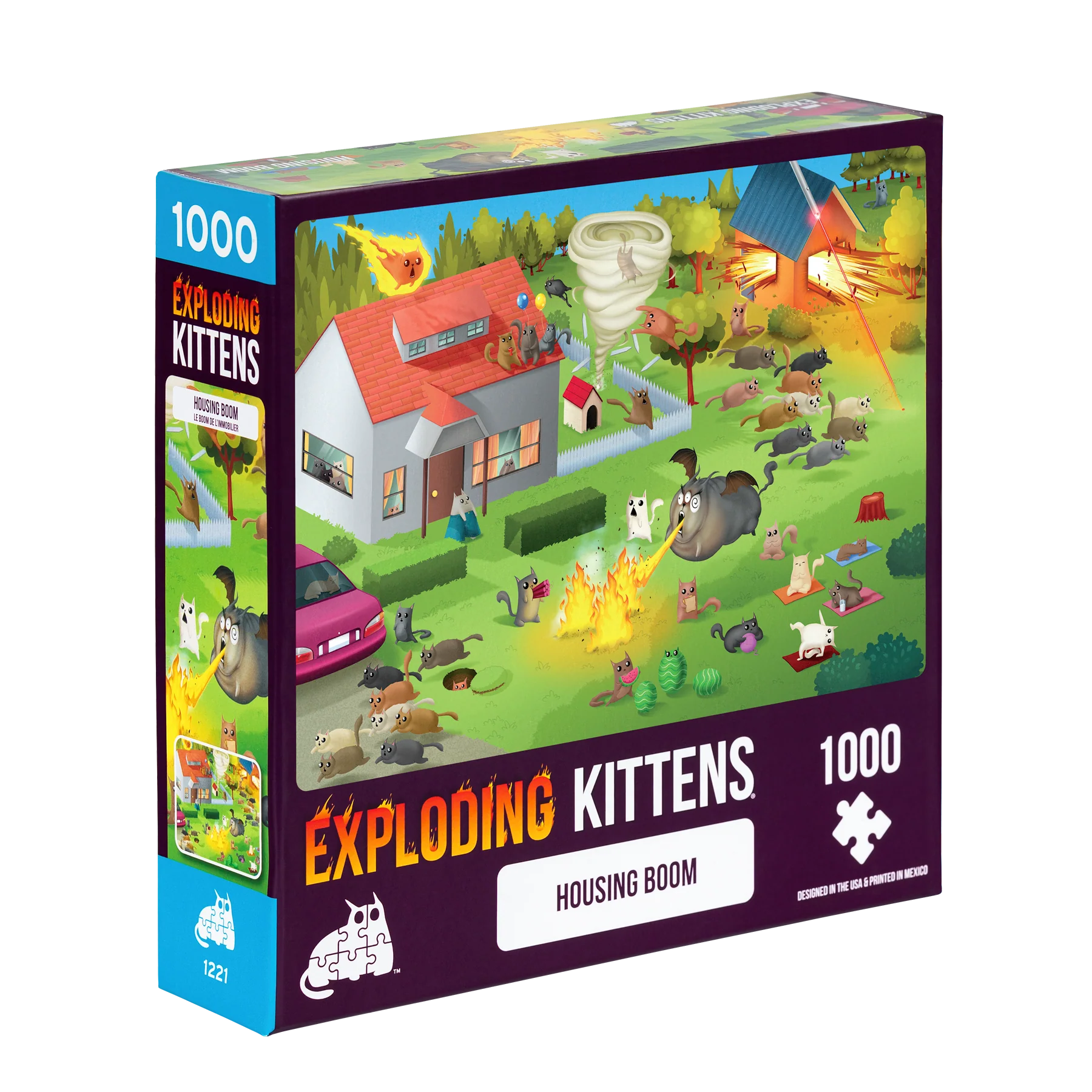 Exploding Kittens Housing Boom - 1000 Piece Jigsaw